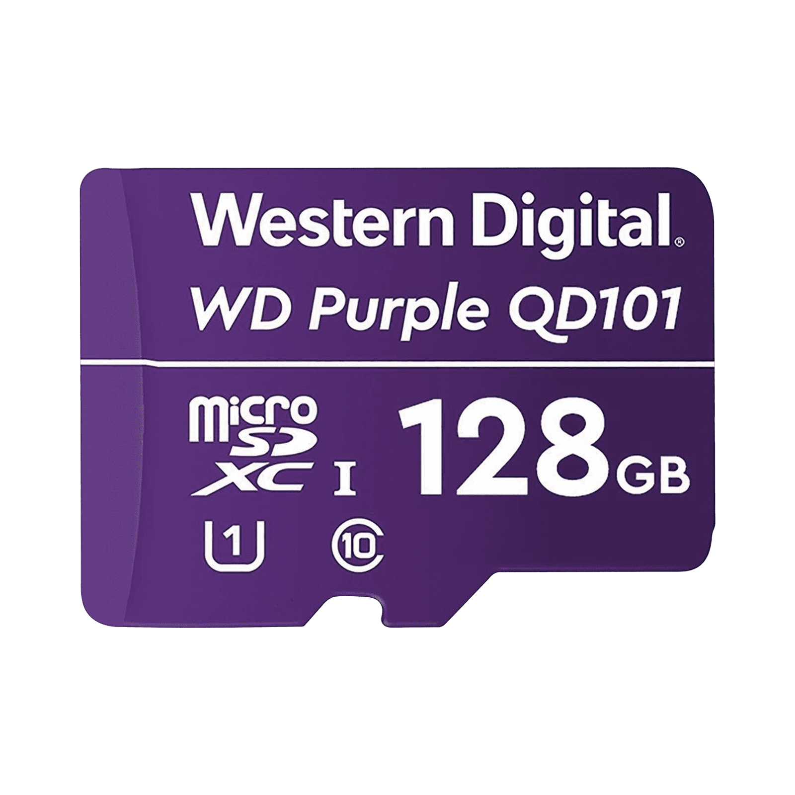 Memoria microSD de 128 GB PURPLE, Especializada Para Videovigilancia, 10 VECES MAYOR DURACIÓN, 3 AÑOS DE GARANTIA WD128MSD - Western Digital (WD)