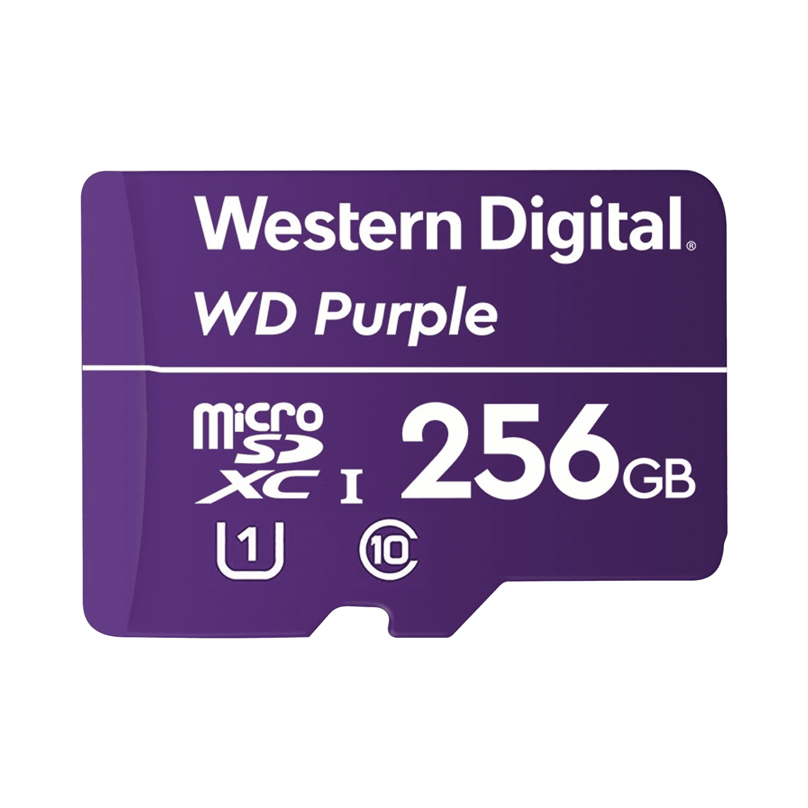 Memoria microSD de 256 GB PURPLE, Especializada Para Videovigilancia, 10 VECES MAYOR DURACIÓN, 3 AÑOS DE GARANTIA WD256MSD - Western Digital (WD)