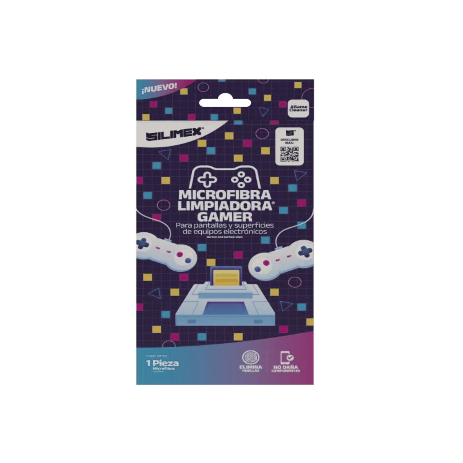 Microfibra para Gamers: Limpieza Profunda sin Rayones y sin Pelusas para Tus Equipos Favoritos MICROFIBRA-GAMER - SILIMEX
