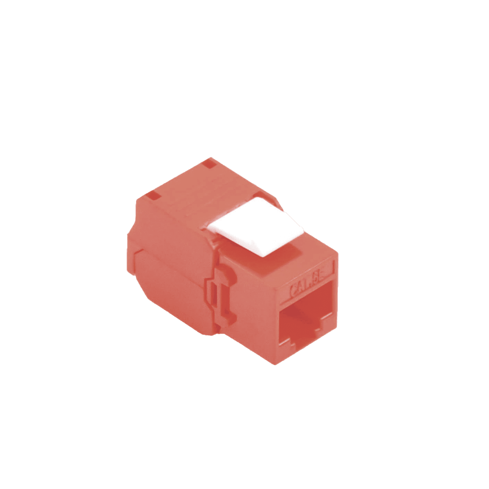 Módulo Jack Keystone Cat5e (toolless), con terminación en ángulo 180 º Color Rojo, Compatible con Faceplate y Patchpanel Linkedpro LP-KJ-516-TTRD - LINKEDPRO BY EPCOM