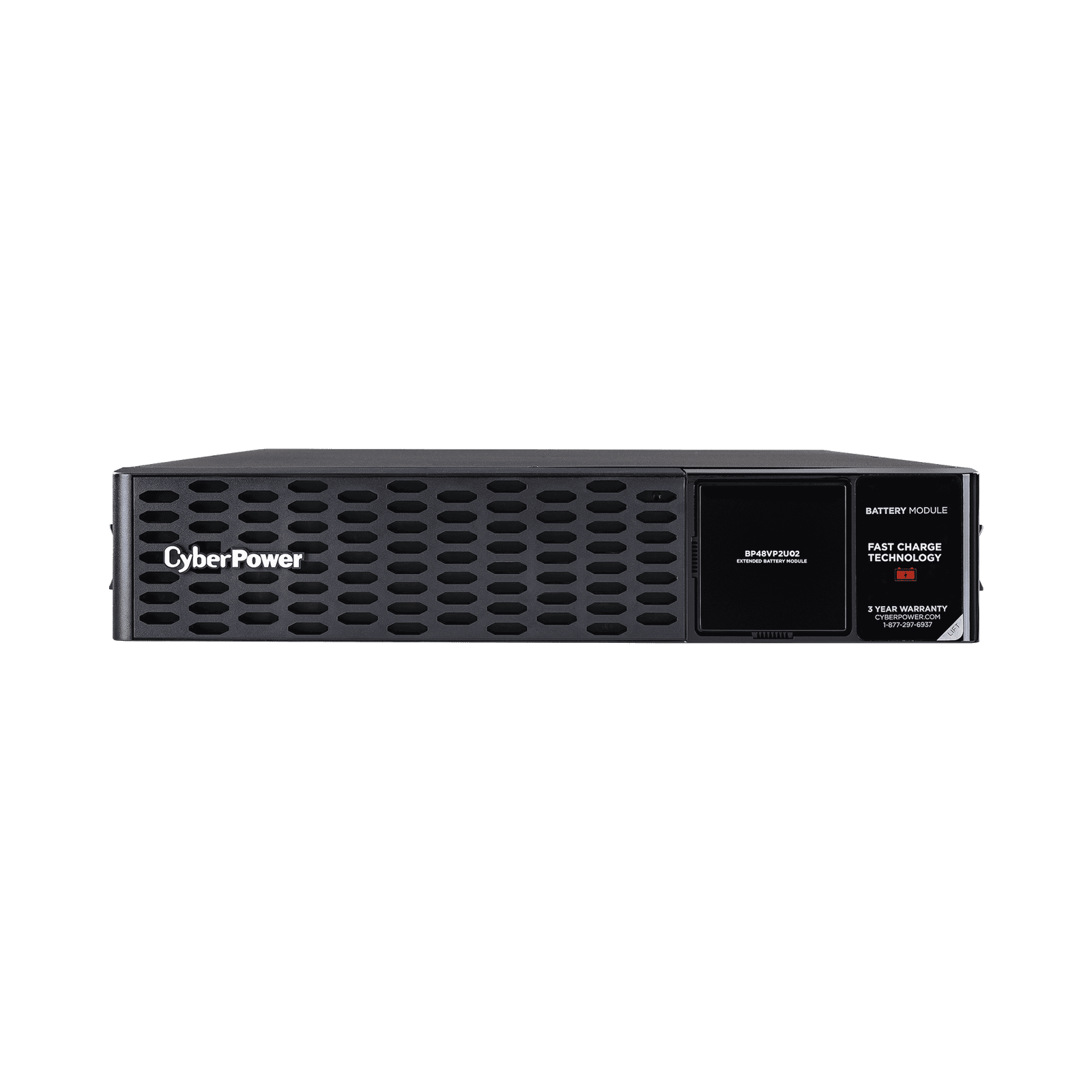 Módulo de Baterías Externas para Extensión de Tiempo de Respaldo, Compatible con UPS: PR1500RTXL2U, PR2200RTXL2U y PR3000RTXL2U BP48VP2U02 - CyberPower