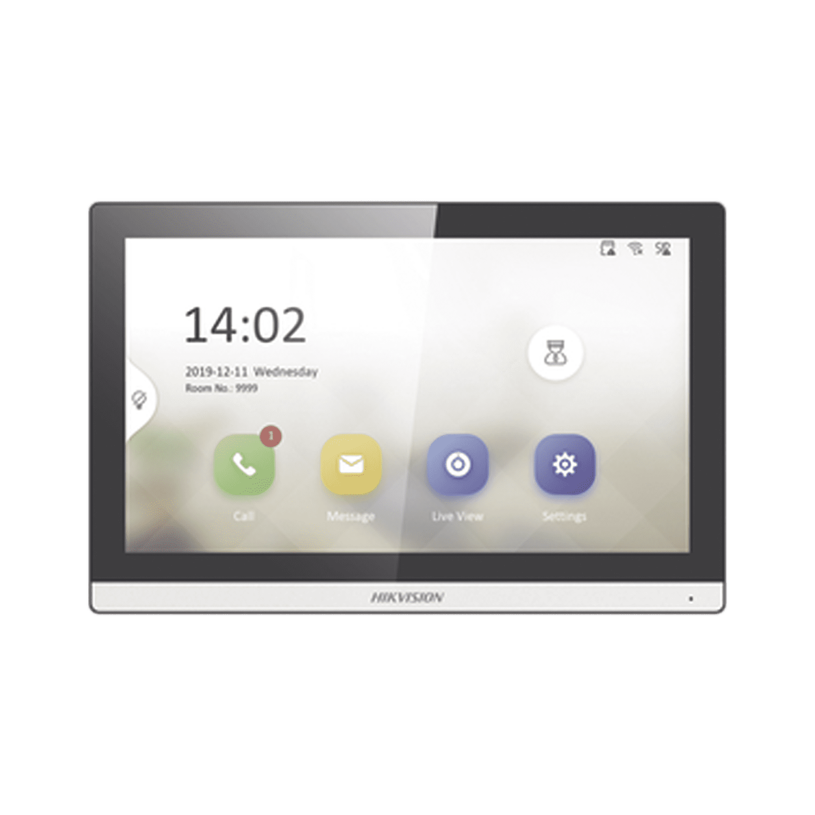 Monitor IP WiFi Touch Screen 7″ para Videoportero Hibrido / Vídeo en Vivo / Apertura Remota / Llamada Entre Monitores / Audio bidireccional / Borde slim DS-KH6352-WTDE6 - HIKVISION