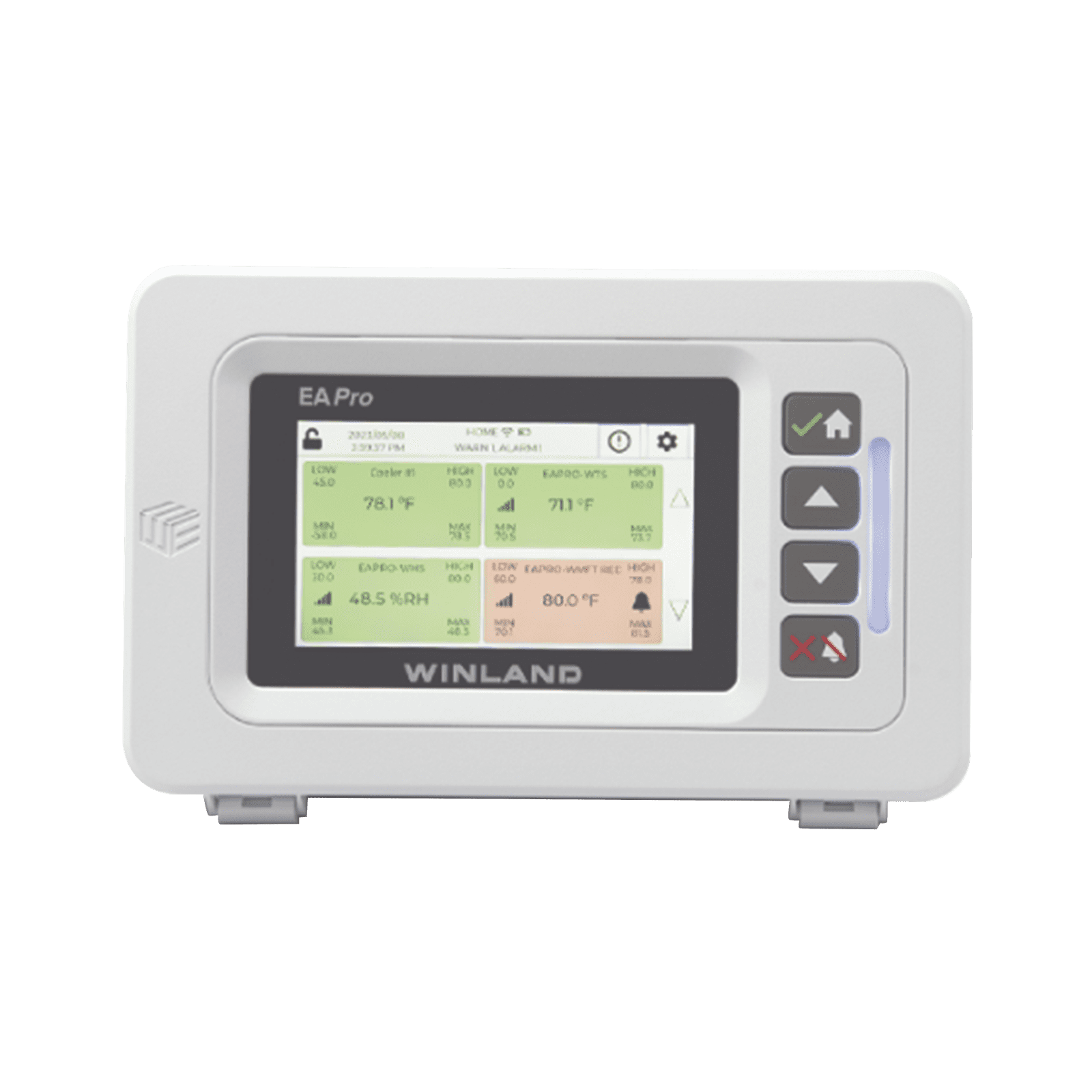 Monitor IP de temperatura de 34 zonas para condiciones críticas y extremas, soporta 4 cableadas y 30 inalámbricas. EAPRO-GTWY - WINLAND ELECTRONICS