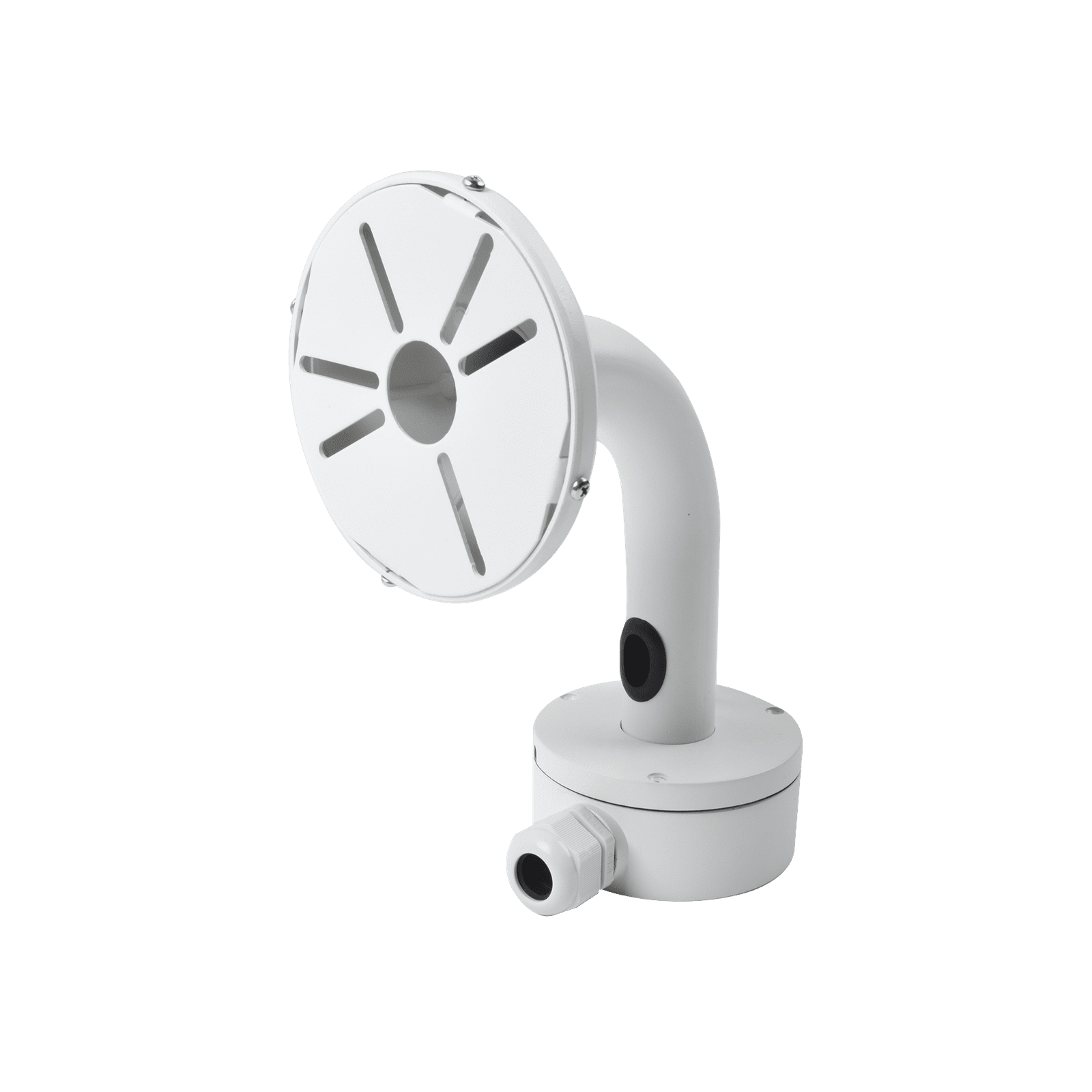 Montaje Universal de Pared con Caja de Conexiones / Compatible con Cámaras Domo y Bala / Uso en Interior XGA110A - SYSCOM VIDEO