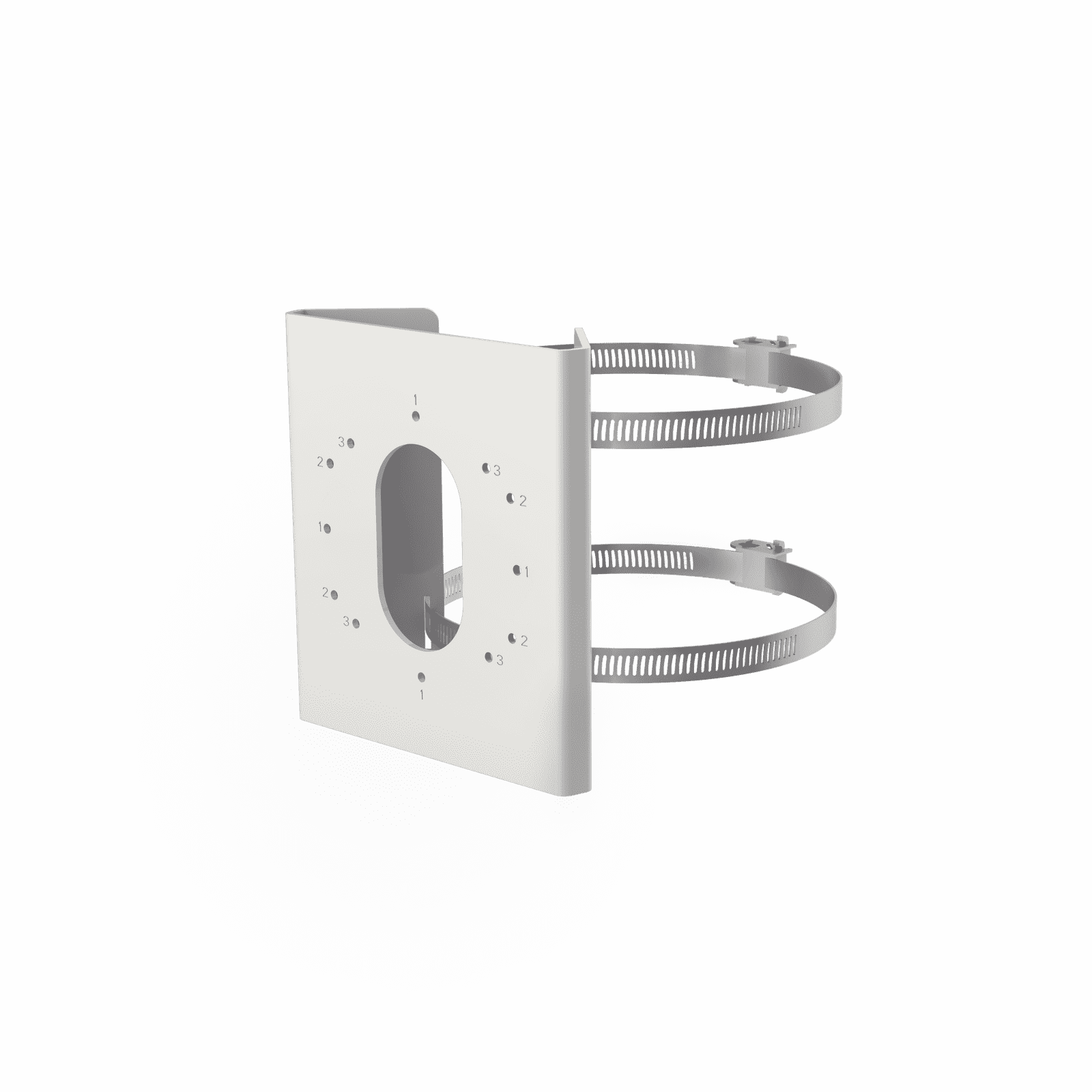Montaje de Poste para Cámaras DS-2CD26 / DS-2CD3656G2T-IZS(C) / Acero Inoxidable DS-1275ZJ-S-SUS - HIKVISION