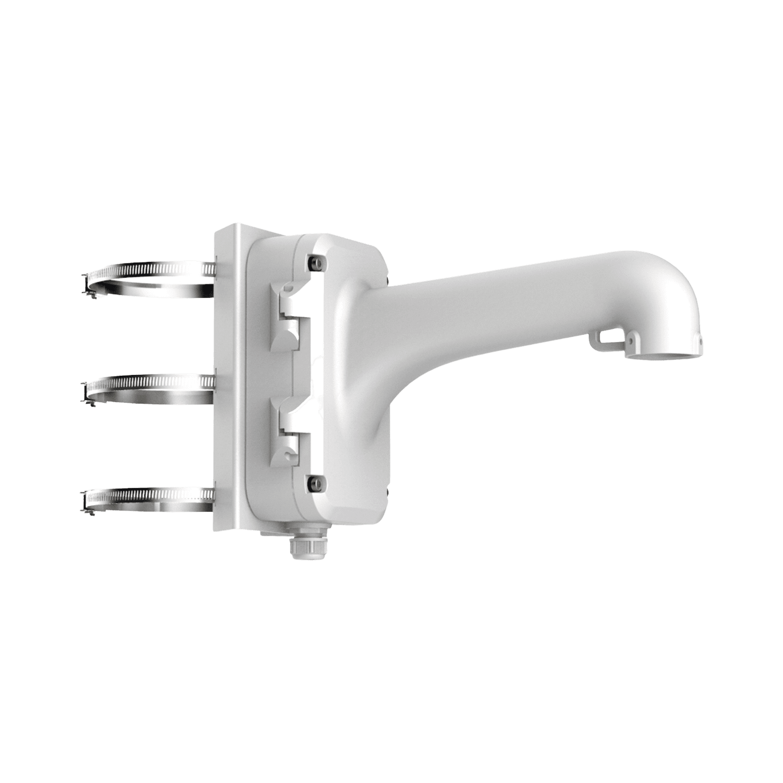 Montaje de Poste para Domos Hikvision / Color Blanco / Uso en Exterior DS-1604ZJ-POLE - HIKVISION