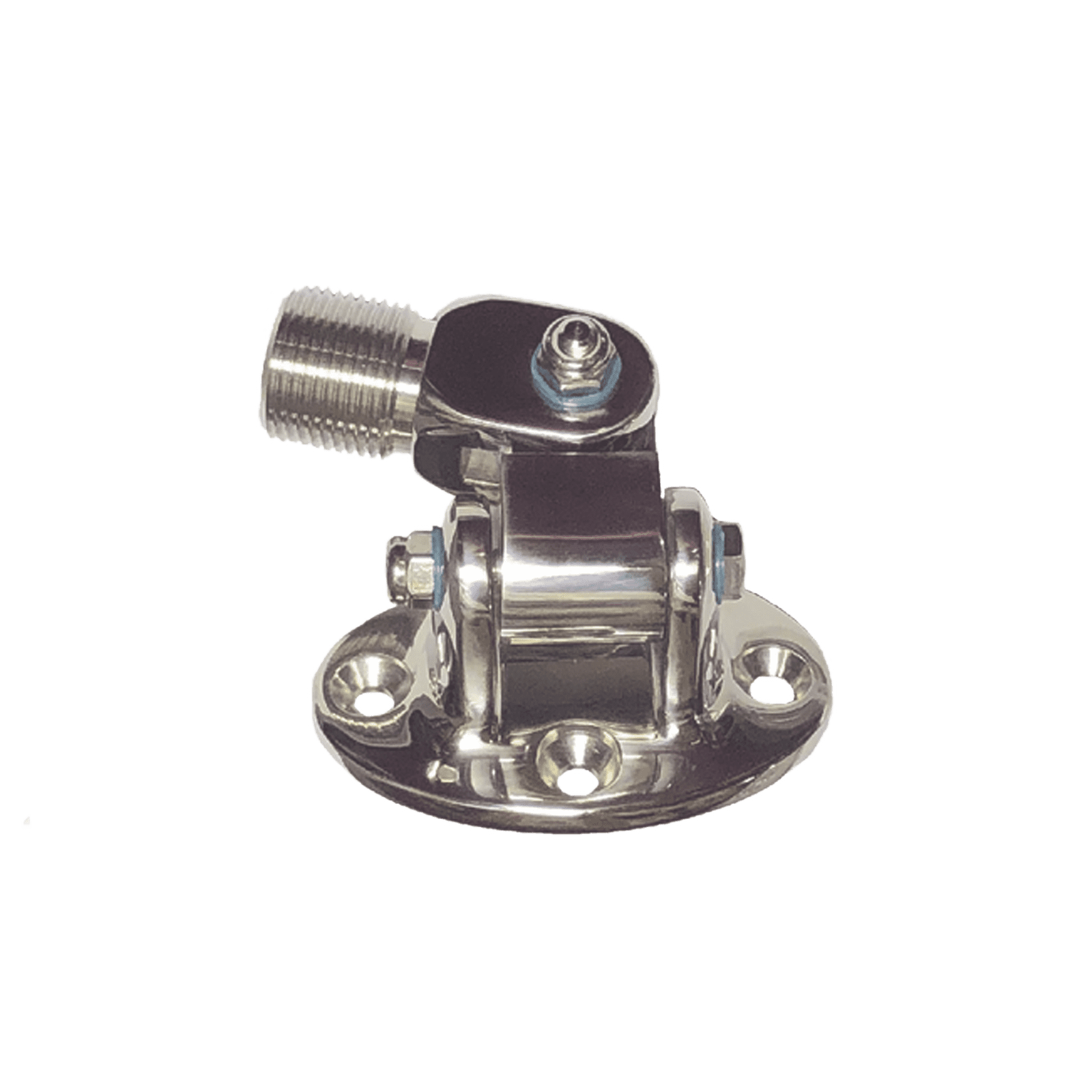 Montaje de acero inoxidable ovalado, con rosca estándar 1″ x 14 hilos 121R - GEMECO