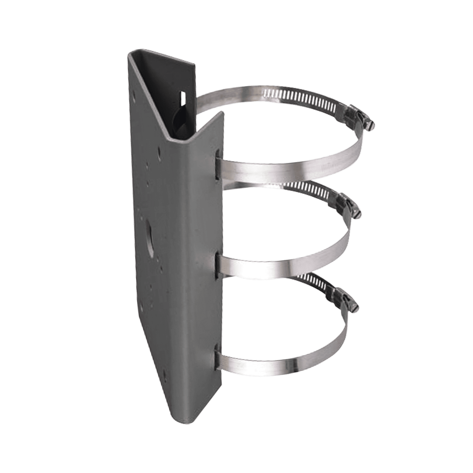 Montaje para Poste Vertical / Diametro de 400 a 600 mm / Acero Galvanizado (SUS304) / Color Plateado DS-1275ZJ-BJH/600MM - HIKVISION