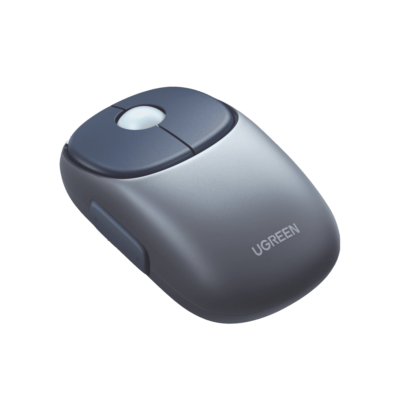 Mouse Inalámbrico FUN | Recargable| 2.4G & Bluetooth | 4 Niveles de DPI | Silencioso | Ergonómico | 5 Botones | Compatible con Windows, macOS 10.5, Android iOS Linux y Chrome OS | Color Azul. 90538 - UGREEN