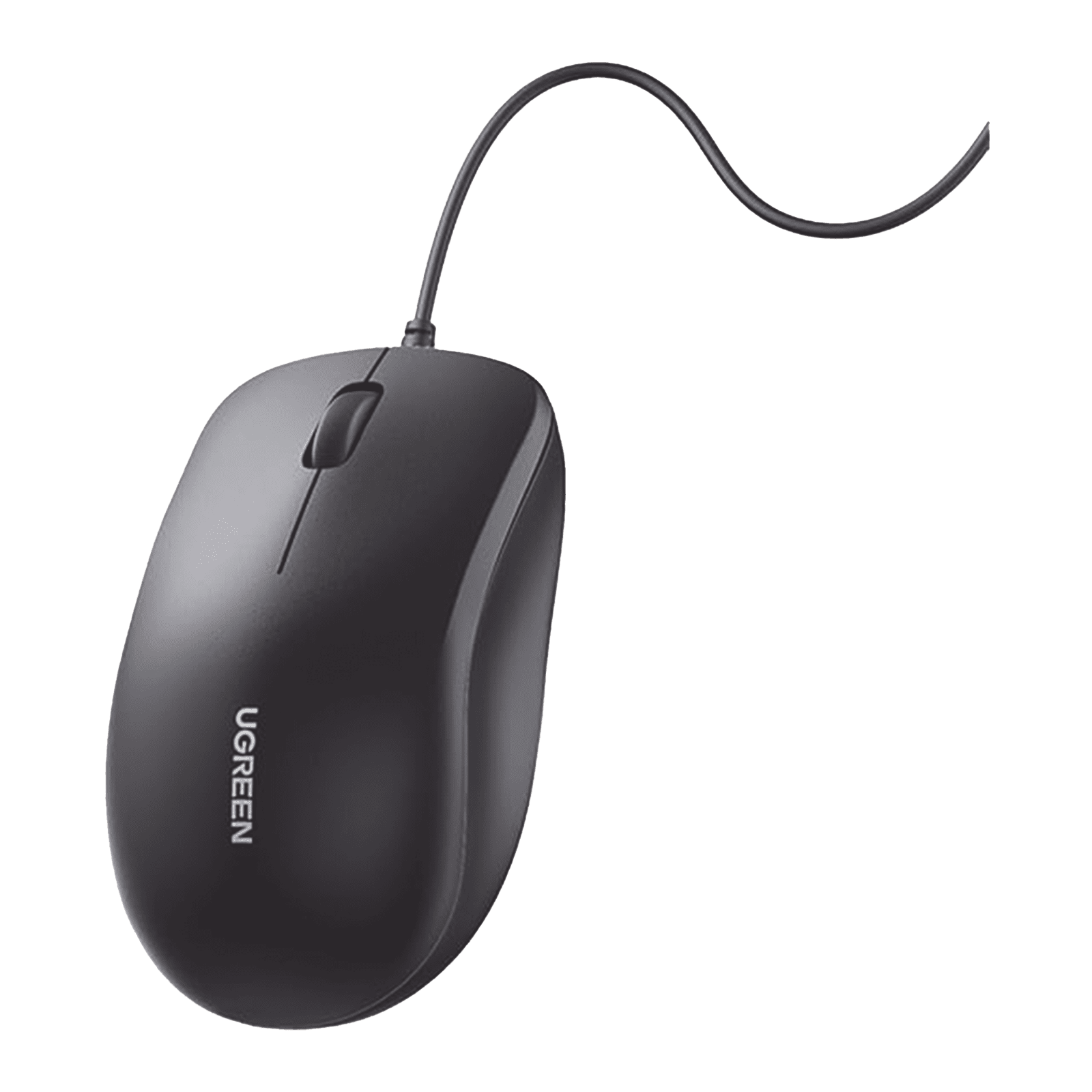 Mouse Óptico USB | Cable USB de 1.5 metros | 3 Botones | 1200DPI | Diseño Ergonómico | Silencioso | Color Negro | Windows / MacOS / Linux / Chrome y otros | También Compatible con  DVR / NVR. 90789 - UGREEN