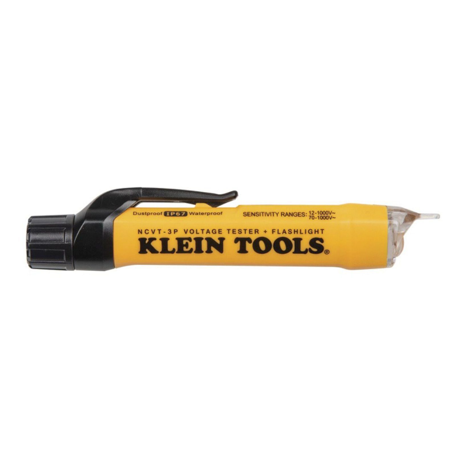 Detector de Voltaje sin contacto de doble rango, de 12 – 1000 V CA con linterna. NCVT3P - KLEIN TOOLS
