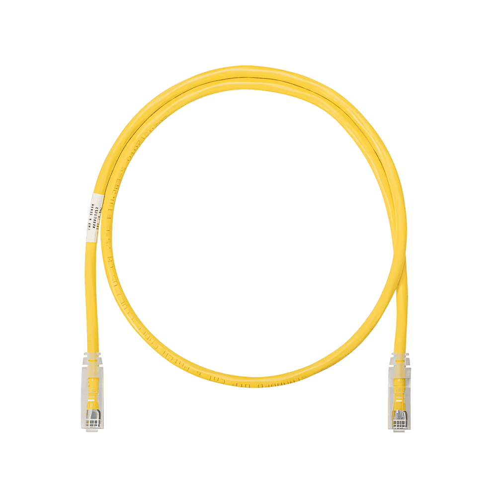 Cable de parcheo UTP Categoría 6, con plug modular en cada extremo - 1 ft (30.48 cm) - Amarillo NK6PC1YLY
