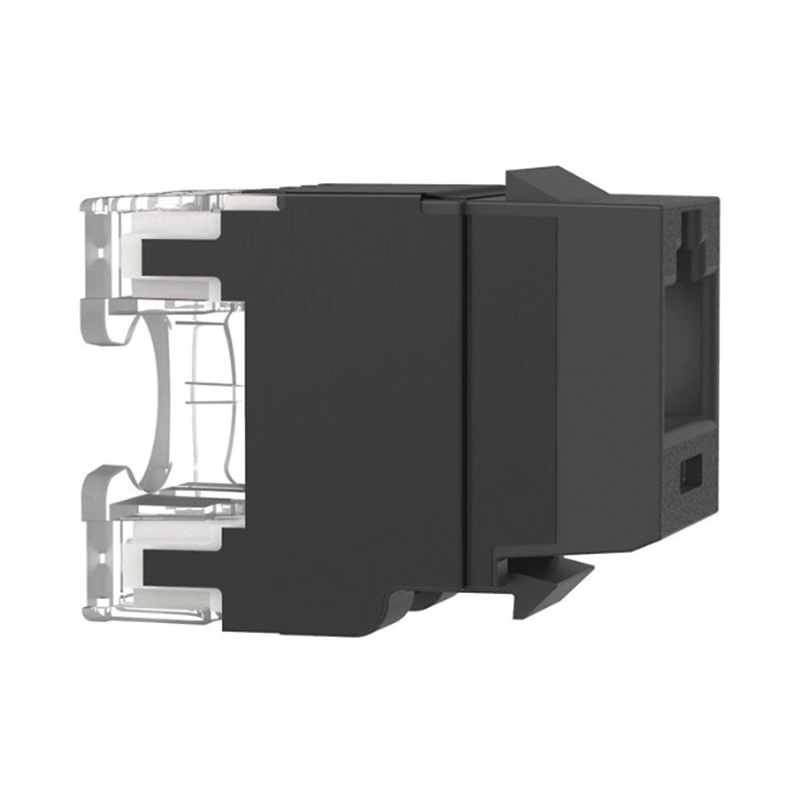 Conector Jack Estilo 110 (de Impacto), Tipo Keystone, Categoría 6A, de 8 posiciones y 8 cables, Color Negro NK6X88MBL - PANDUIT