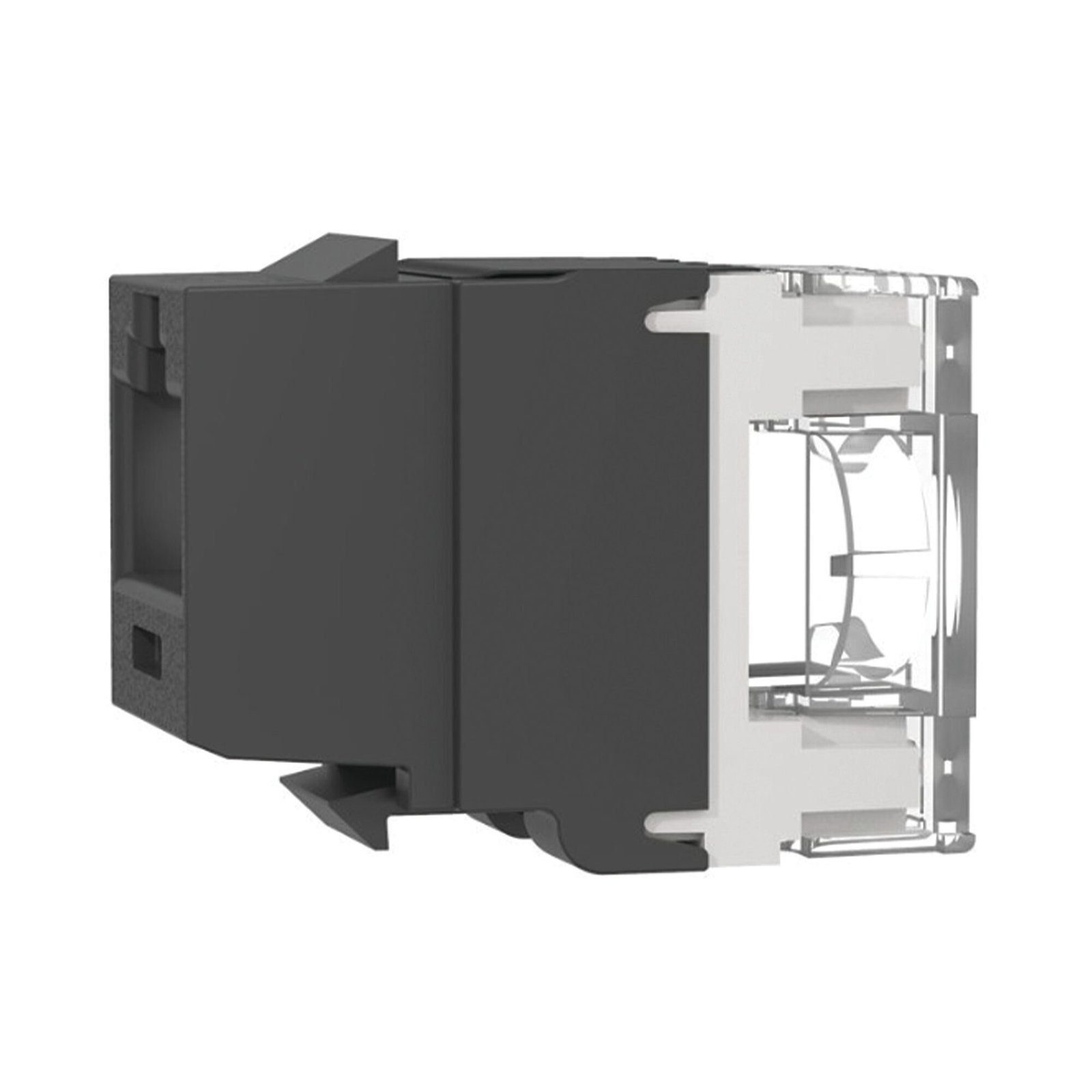 Conector Jack Estilo 110 (de Impacto), Tipo Keystone, Categoría 6A, de 8 posiciones y 8 cables, Color Negro NK6X88MBL - PANDUIT