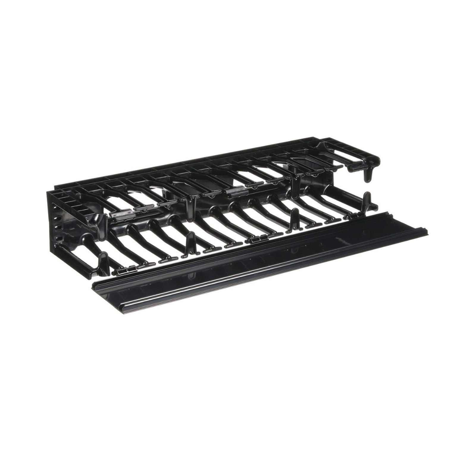Organizador de Cables Horizontal NetManager de Alta Densidad, Sencillo (Solo Frontal), Para Rack de 19in, 2UR NMF2 - PANDUIT