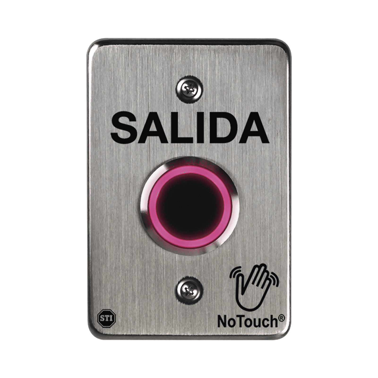Interruptor IR NoTouch® de Acero Inoxidable, Salida Única, SALIDA NT-SS101-ES - STI