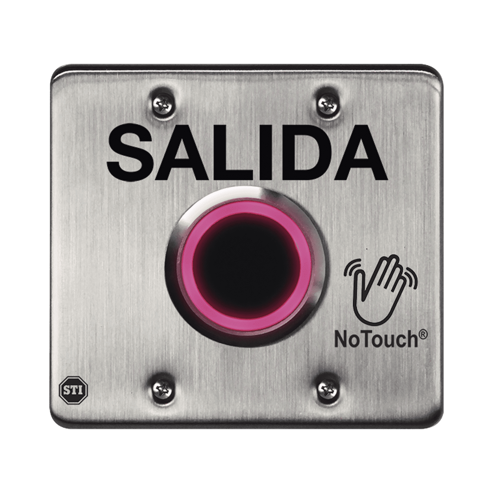 Interruptor IR NoTouch® de Acero Inoxidable, Salida Doble, SALIDA NT-SS201-ES - STI