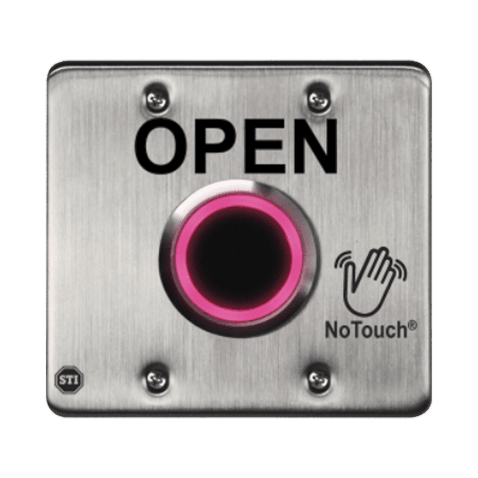 Interruptor IR NoTouch® de Acero Inoxidable, Salida Doble, ABIERTO NT-SS202-ES - STI
