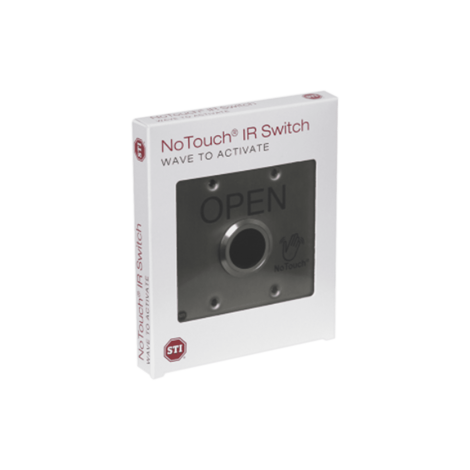 Interruptor IR NoTouch® de Acero Inoxidable, Salida Doble, ABIERTO NT-SS202-ES - STI