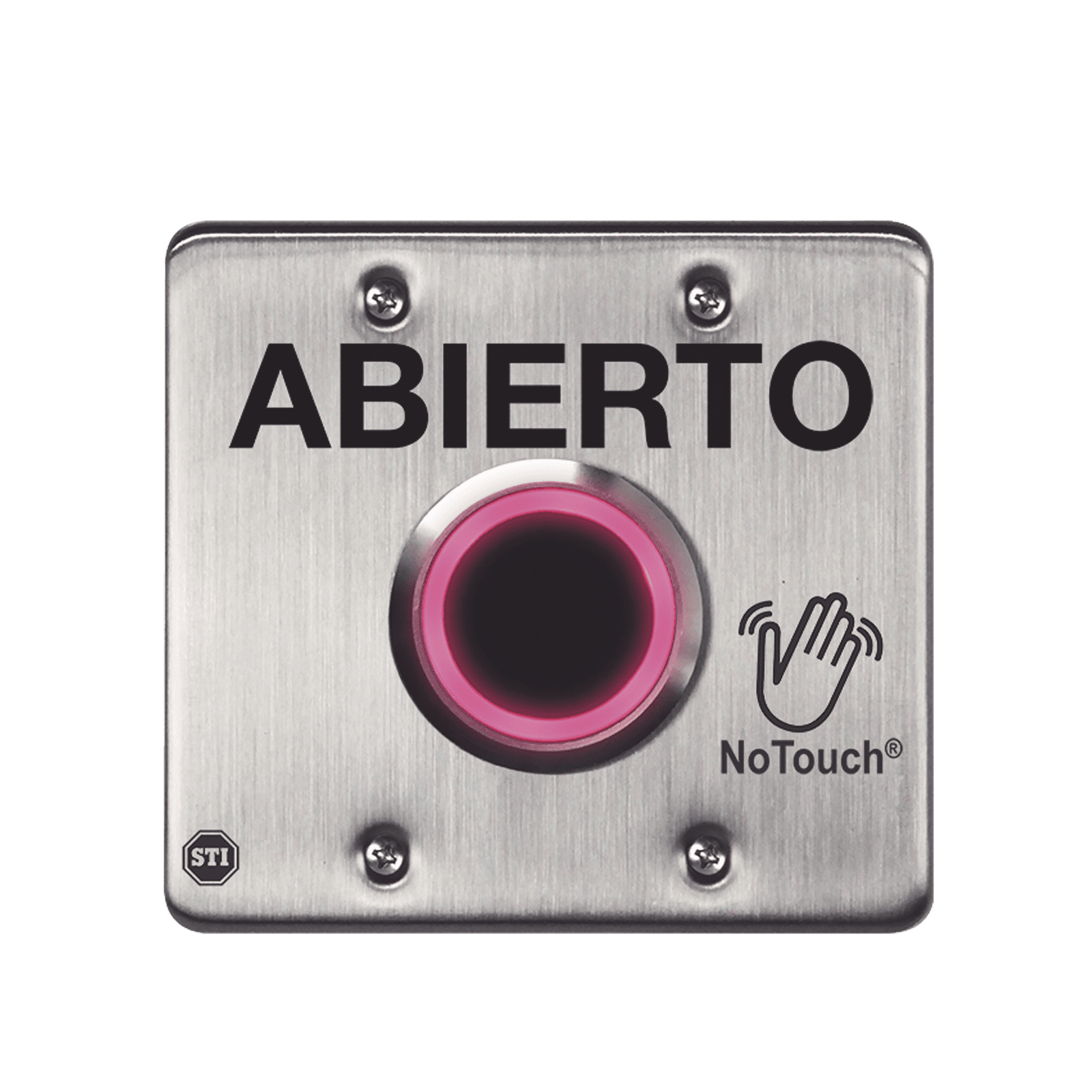 Interruptor IR NoTouch® de Acero Inoxidable, Salida Doble, ABIERTO NT-SS202-ES - STI