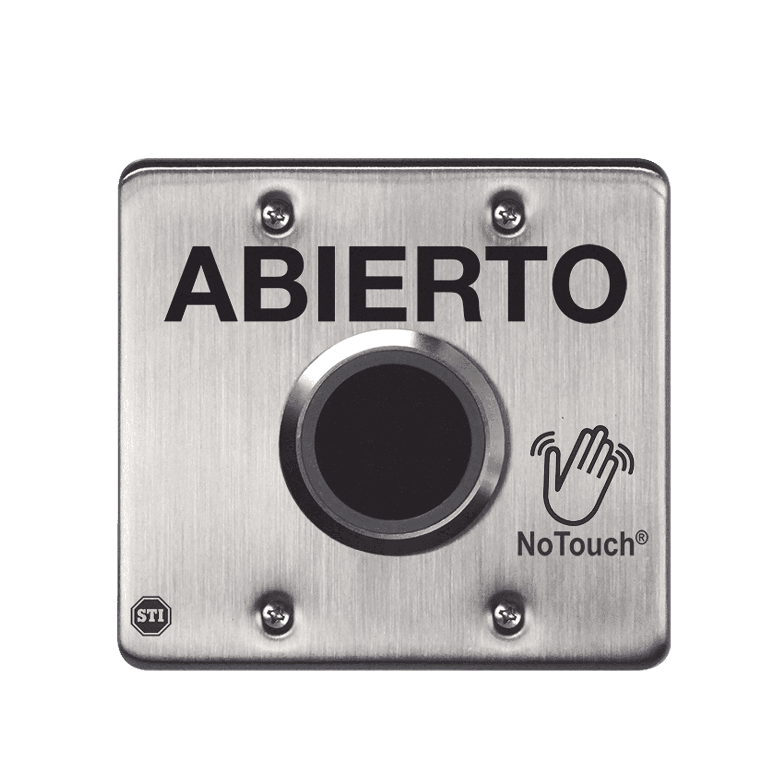 Interruptor IR NoTouch® de Acero Inoxidable, Salida Doble, ABIERTO NT-SS202-ES - STI