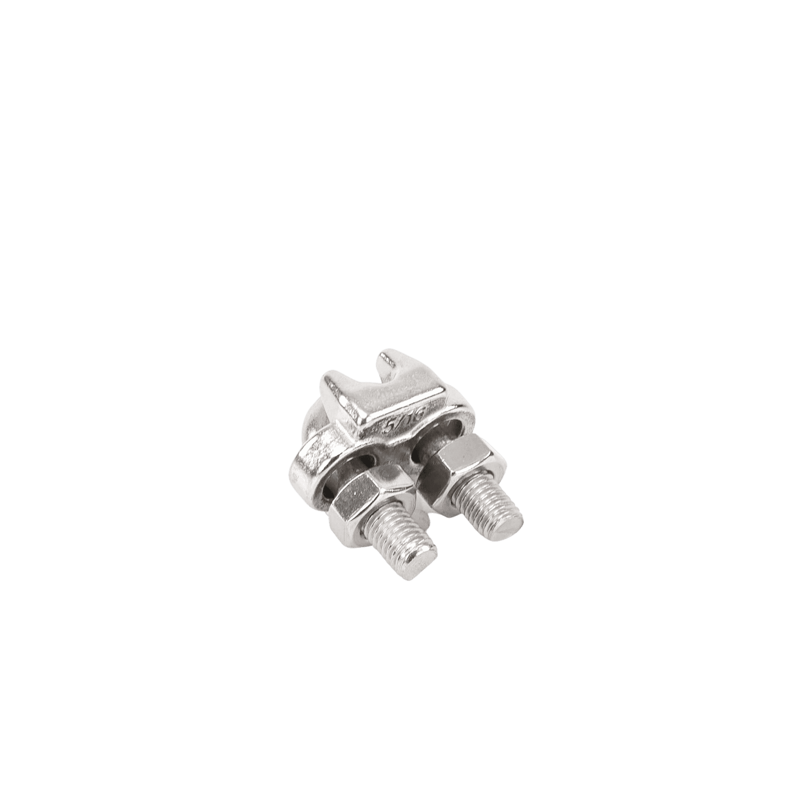 Nudo/ Perro/ Abrazadera Acero Forjado para Cable de 5/16″, Acero Inoxidable. NUDO-516-FJSS - SYSCOM TOWERS