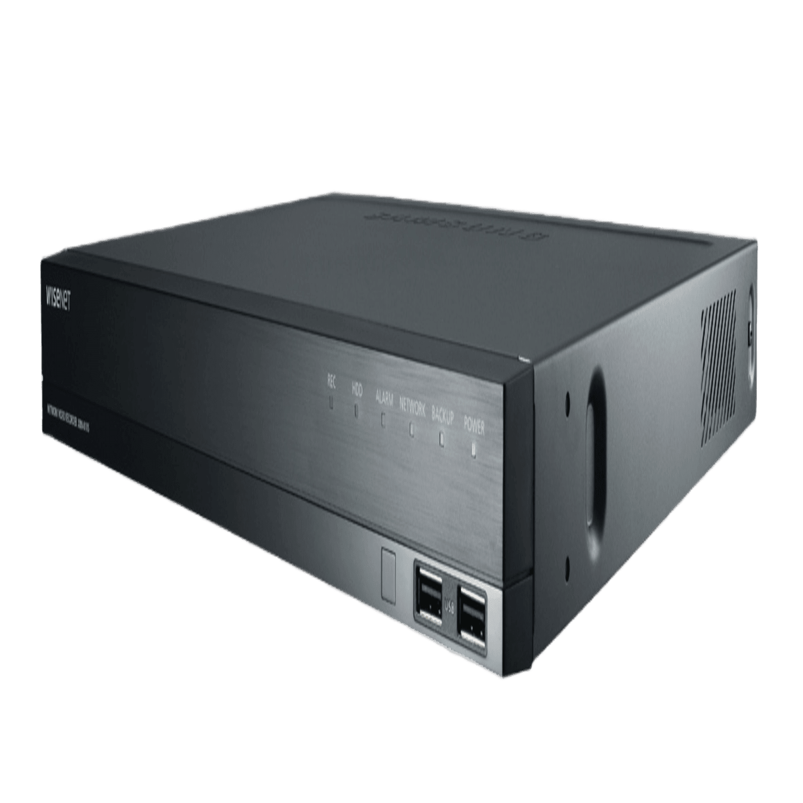 NVR 32 Megapíxel / 8 canales / 8 puertos PoE+ / H.265 & WiseStream / P2P Wisenet / Entradas y Salidas de Alarma XRN-820S - Hanwha Techwin Wisenet