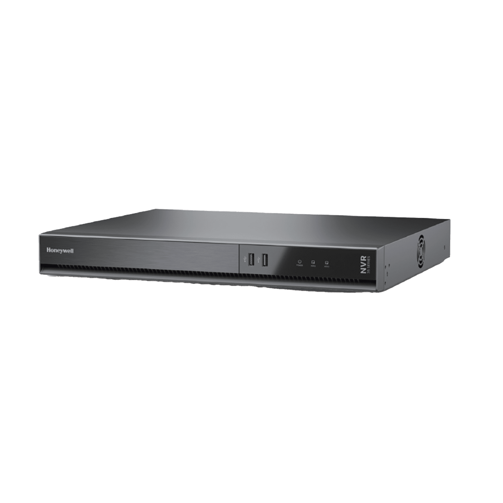 NVR 8 Megapixel (4K) / 16 Canales / 16 Puertos PoE+ / H.265 / 2 Bahías de Disco Duro (No incluidos) / Conexión P2P / ONVIF / NDAA / Soporta IA / Serie 35 / Audio y Alarmas I/O / Honeywell Security HN35160200 - HONEYWELL