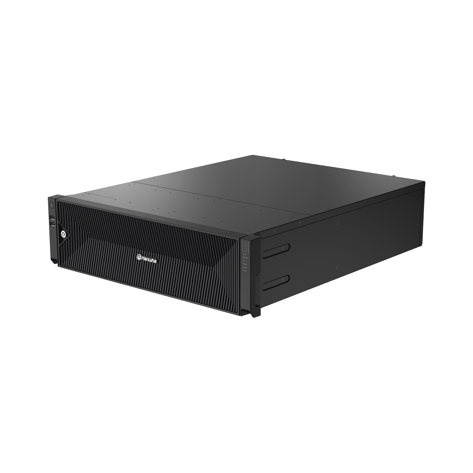 NVR de 64 canales /  Hasta 32 MP / H.265 & Wisestream / Procesamiento 400 Mbps / 3 Puertos de Red / Raid 5-6 / 16 bahias para disco duro (no incluidos) XRN-6420DB4 - Hanwha Techwin Wisenet