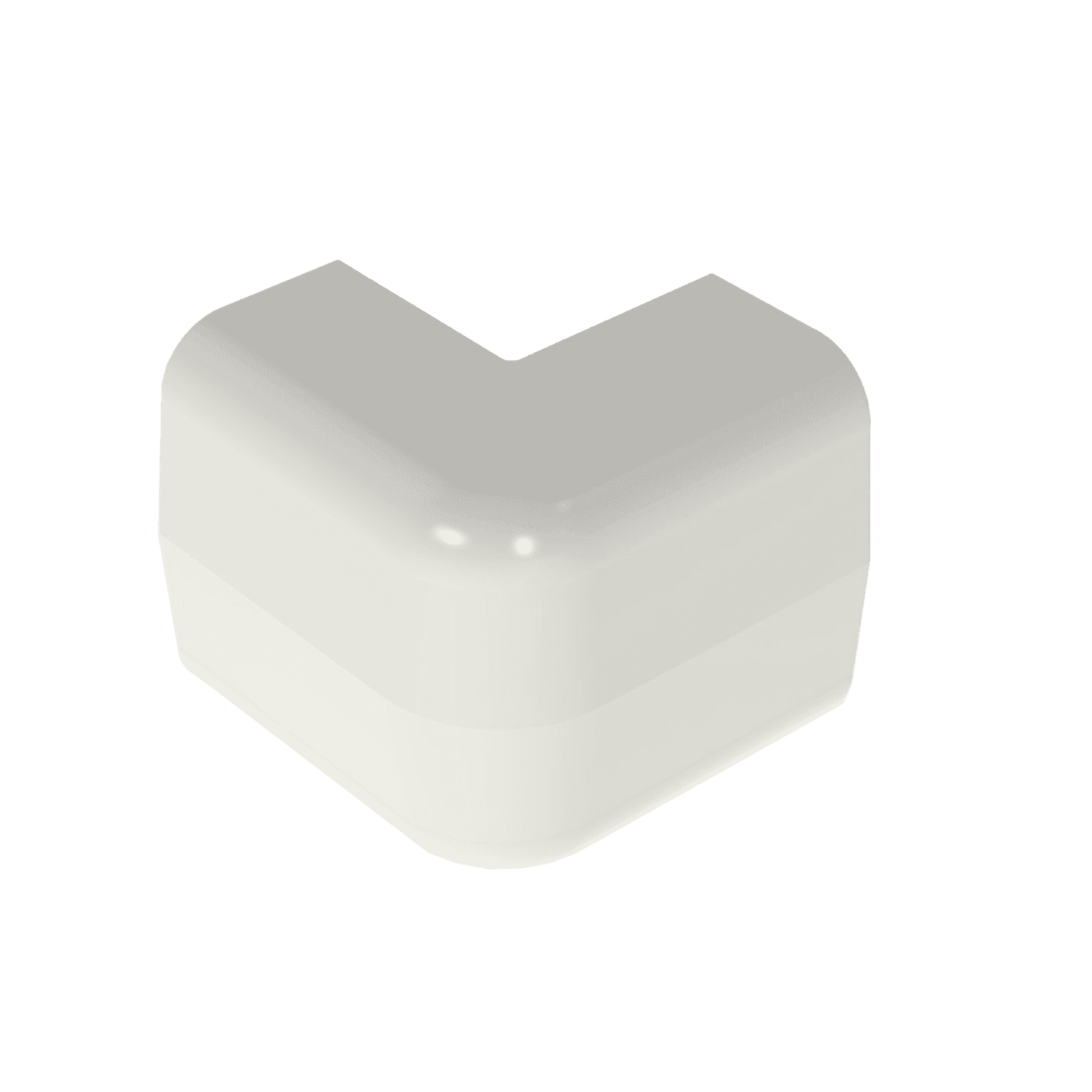 Esquinero exterior, para uso con canaleta LD5, material ABS, Color Blanco Mate OCF5IW-E - PANDUIT