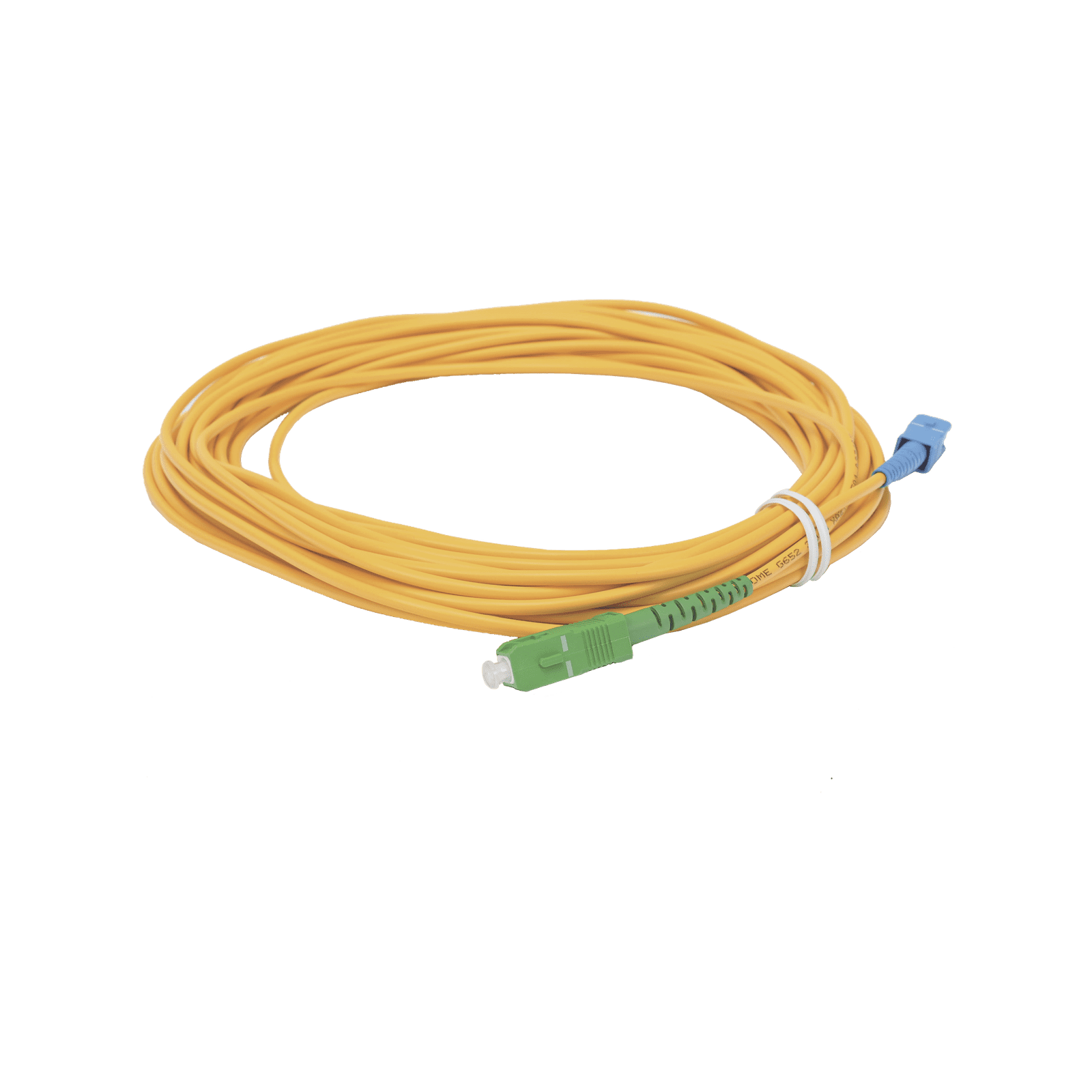 Jumper de Fibra Óptica Simplex, Monomodo, con Conectores SC/UPC-SC/APC, de 10 Metros OFC-SC/UPC-SC/APC-S-30-10 - FIBERHOME