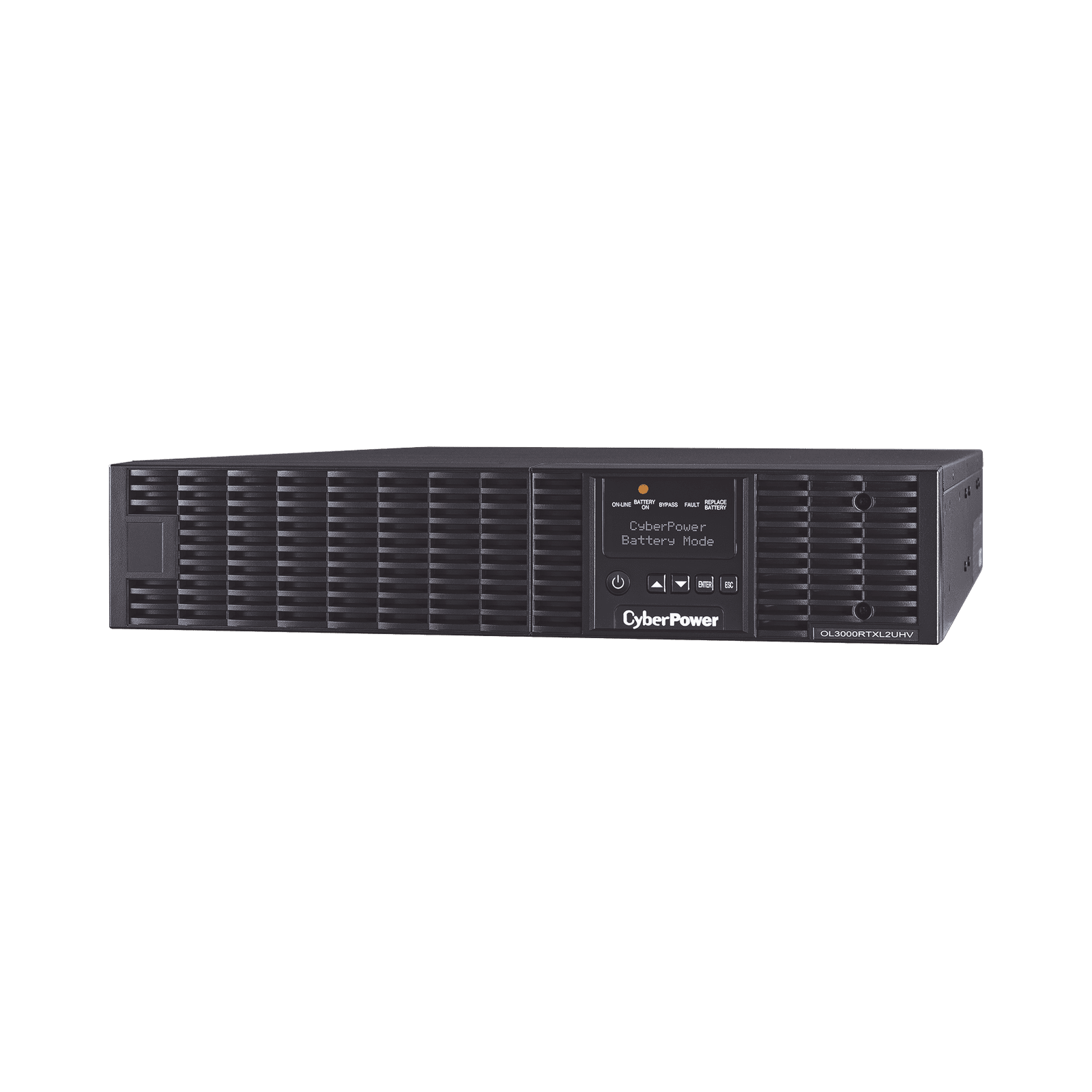 UPS de 3000 VA/2700 W, Online Doble Conversión, Entrada 200-240 Vca NEMA L6-20P, Onda Senoidal Pura, Torre o Rack 2 UR, Con 2 Tomas NEMA L6-20R y 1 NEMA L6-30R 220 Vca OL3000RTXL2UHV - CyberPower