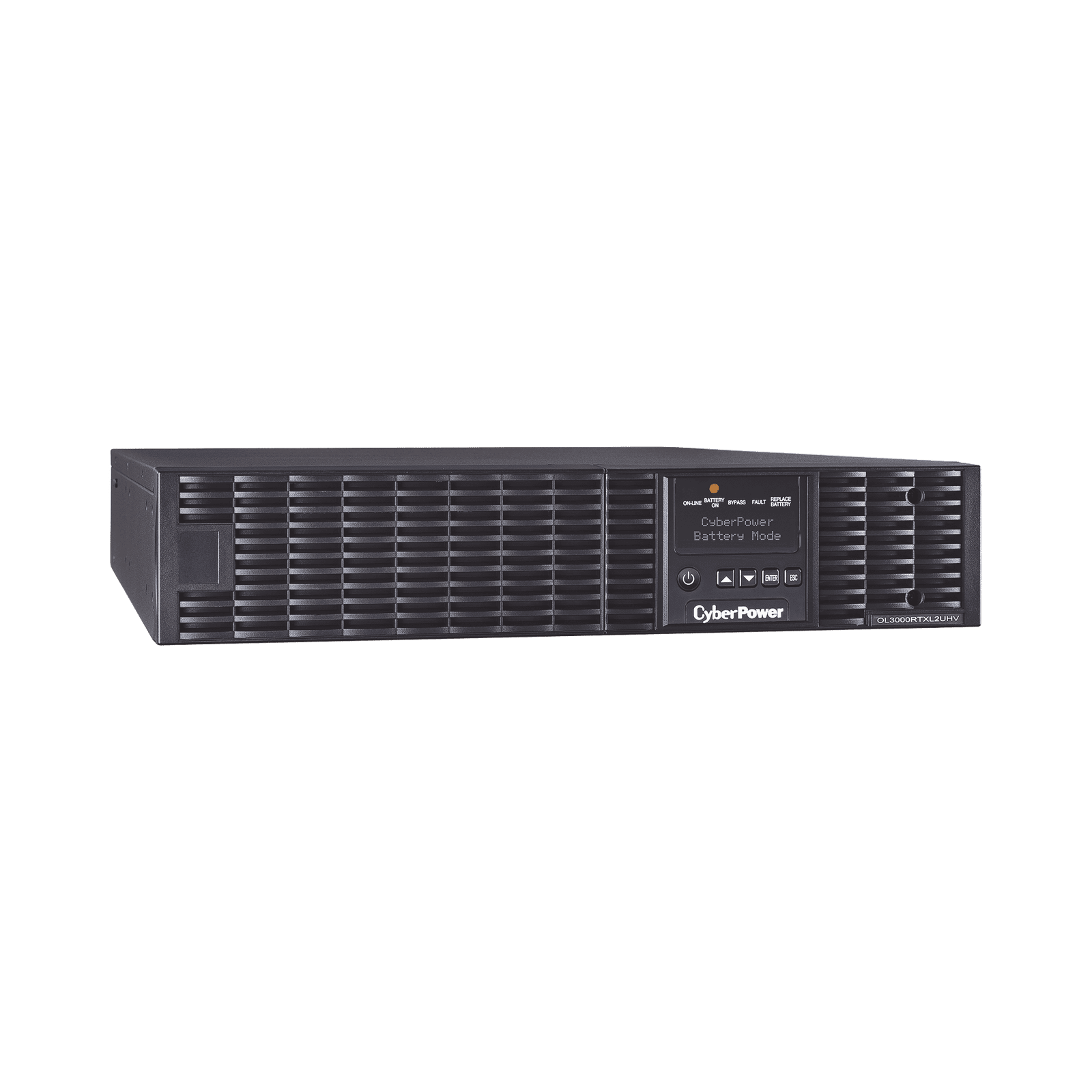 UPS de 3000 VA/2700 W, Online Doble Conversión, Entrada 200-240 Vca NEMA L6-20P, Onda Senoidal Pura, Torre o Rack 2 UR, Con 2 Tomas NEMA L6-20R y 1 NEMA L6-30R 220 Vca OL3000RTXL2UHV - CyberPower