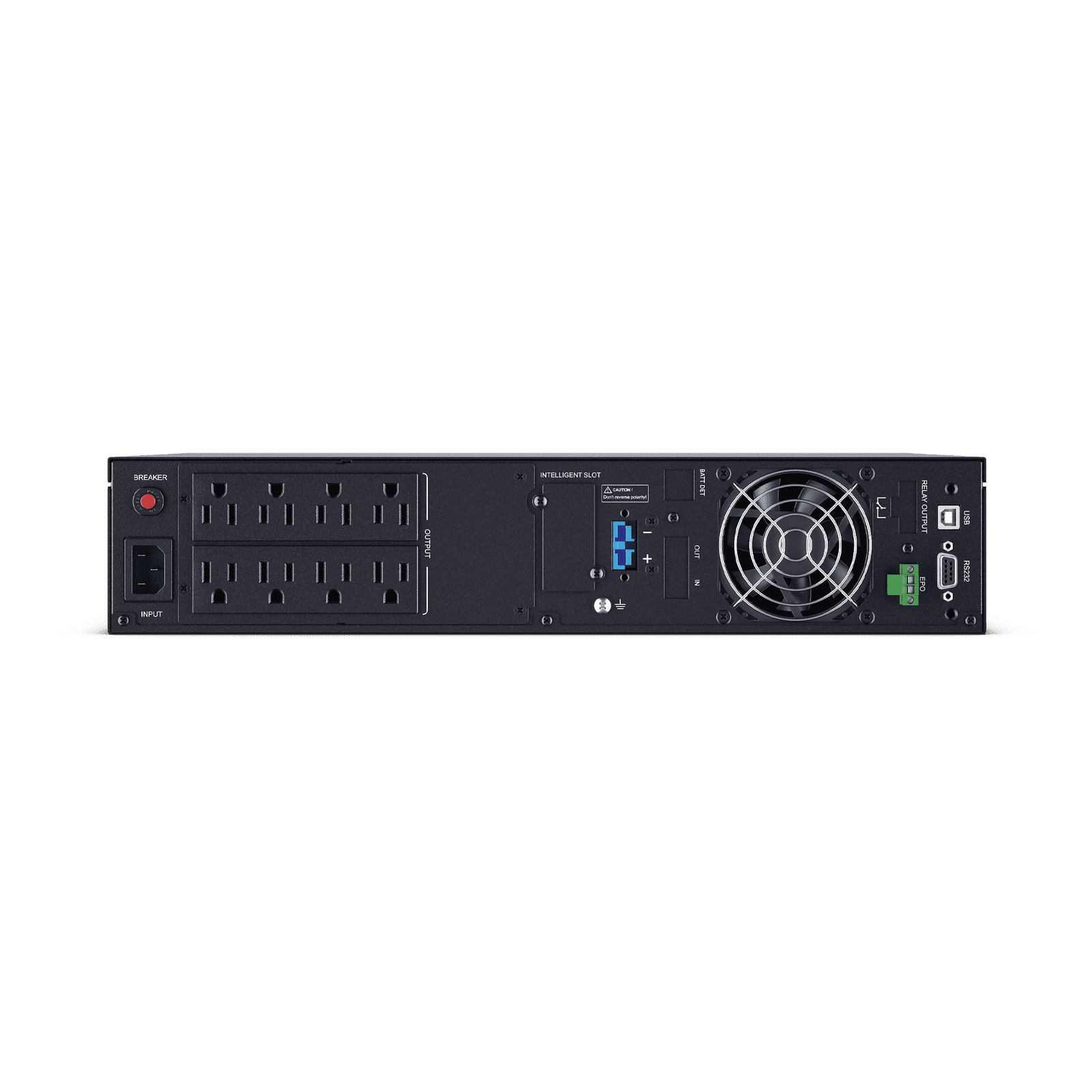 UPS Smart App Online S de 1000 VA/900 W, Online Doble Conversión, Entrada 120 Vca NEMA 5-15P, Onda Senoidal Pura, Rack o Torre de 2 UR, Con 8 Tomas NEMA 5-15R OLS1000RT2UA - CyberPower