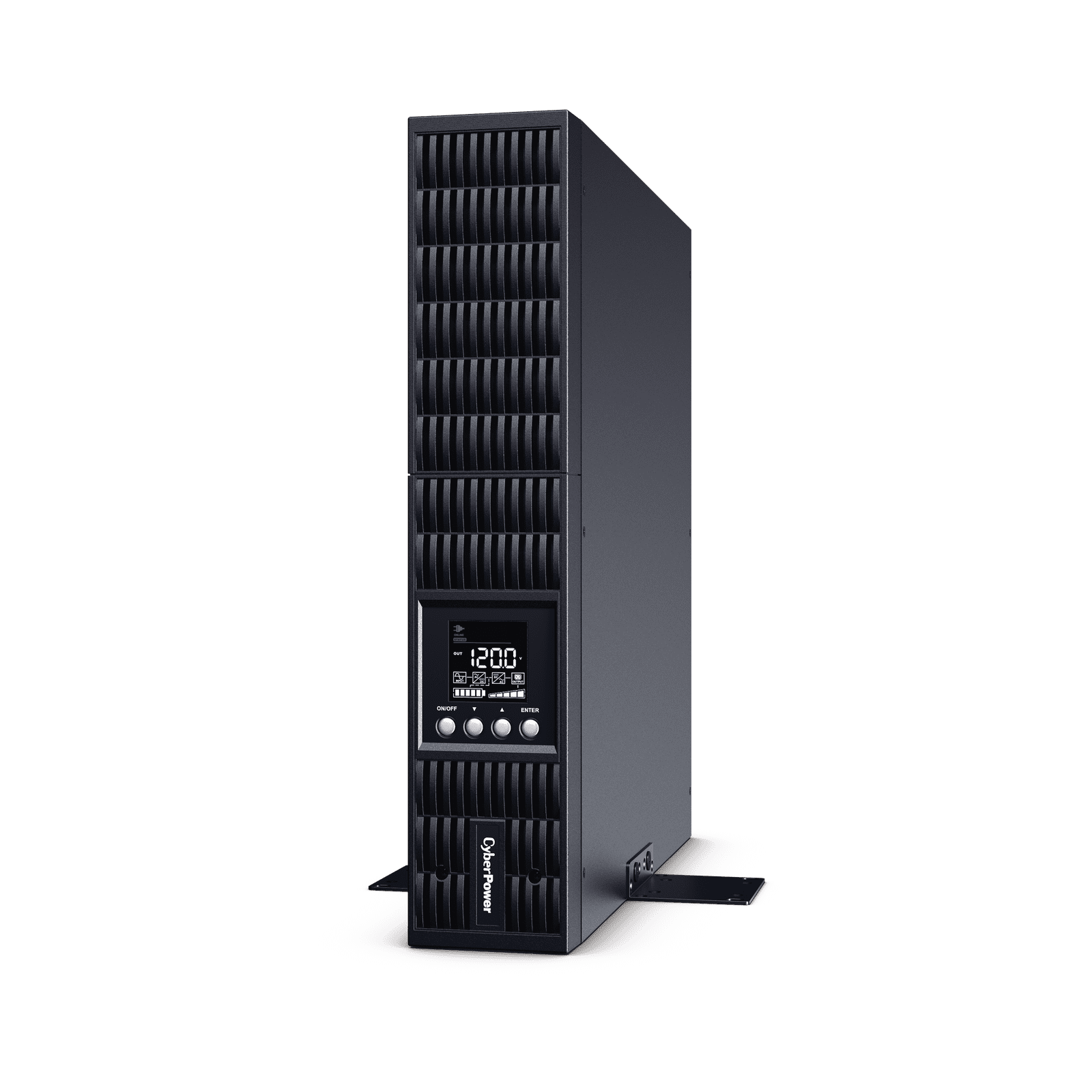 UPS Smart App Online S de 1000 VA/900 W, Online Doble Conversión, Entrada 120 Vca NEMA 5-15P, Onda Senoidal Pura, Rack o Torre de 2 UR, Con 8 Tomas NEMA 5-15R OLS1000RT2UA - CyberPower