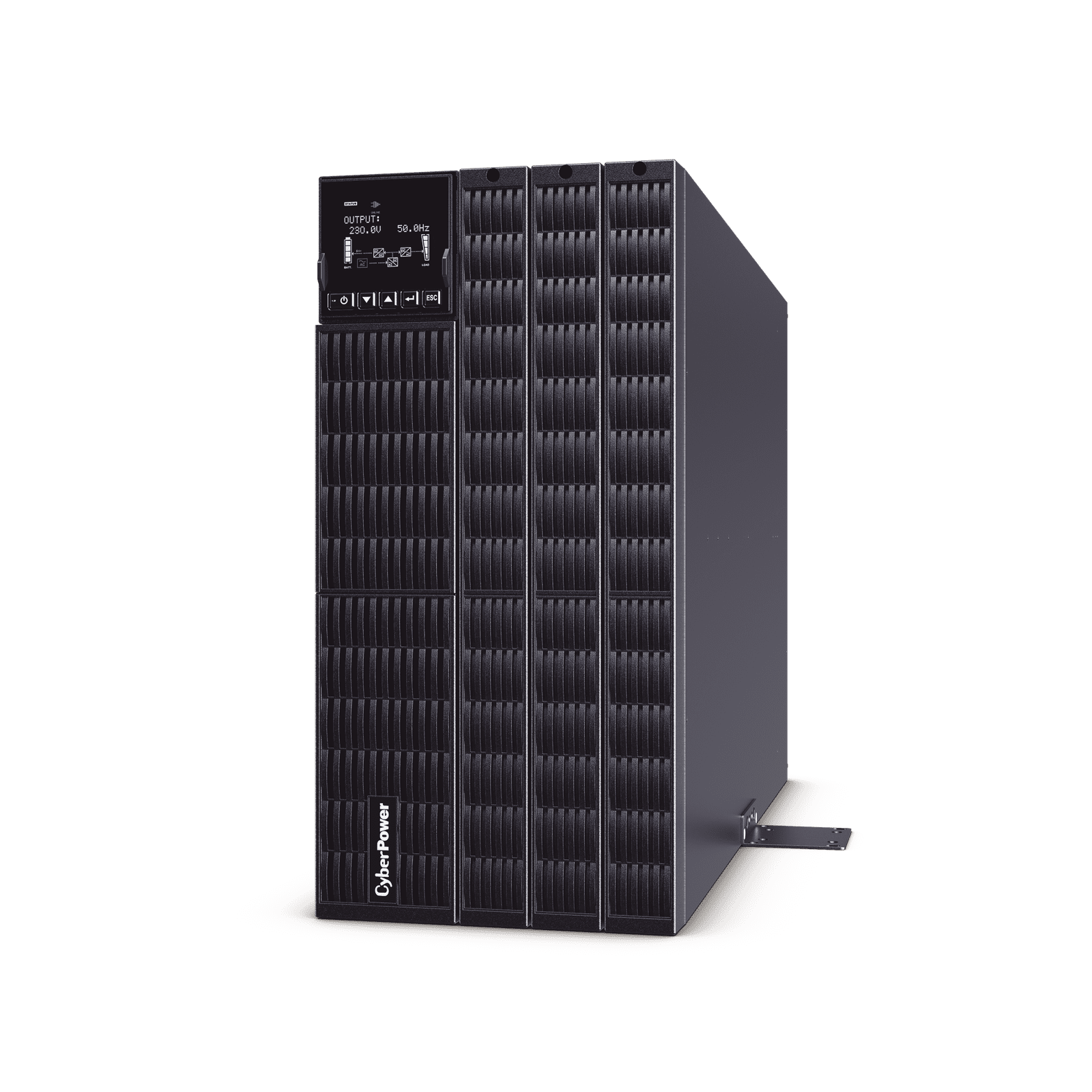 UPS de 10000 VA/10000 W, Online Doble Conversión, 200 – 240 Vac de Entrada, 200 – 240 Vac de Salida, Terminal Hardwired, Onda Senoidal Pura, Torre o Rack de 6 UR, Con 3 Tomas NEMA L6-30R OLS10KERT5UNEMA - CyberPower