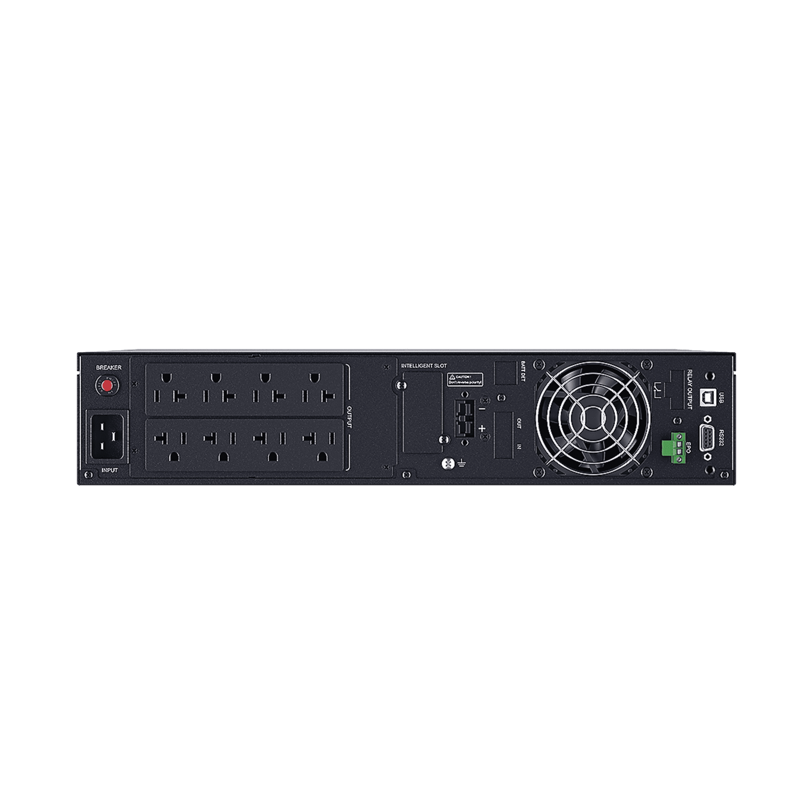UPS Smart App Online S de 2000 VA/1800 W, Online Doble Conversión, Entrada 120 Vca NEMA 5-20P, Onda Senoidal Pura, Rack o Torre de 2 UR, Con 8 Tomas NEMA 5-20R OLS2000RT2UA - CyberPower