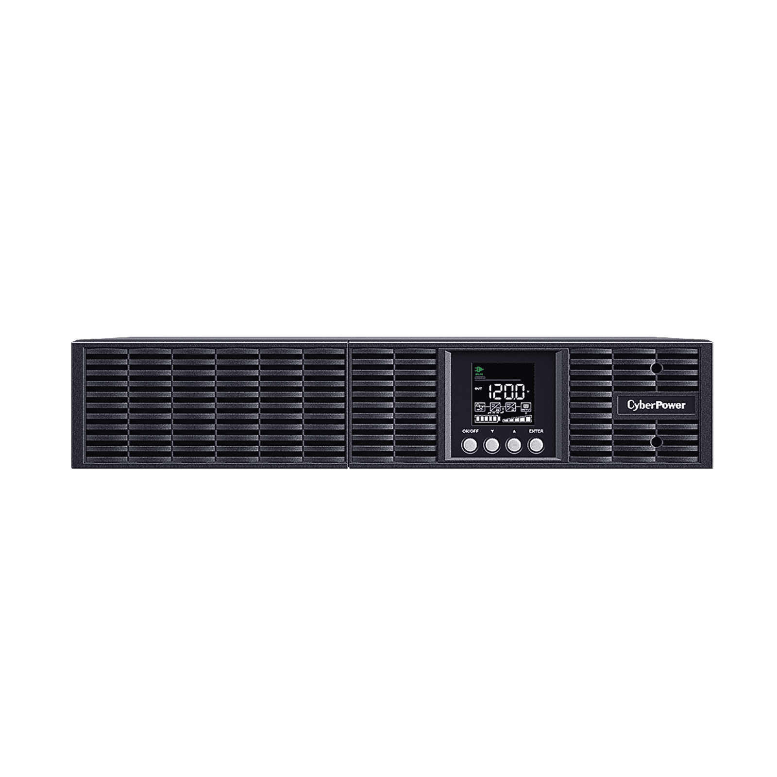 UPS Smart App Online S de 2000 VA/1800 W, Online Doble Conversión, Entrada 120 Vca NEMA 5-20P, Onda Senoidal Pura, Rack o Torre de 2 UR, Con 8 Tomas NEMA 5-20R OLS2000RT2UA - CyberPower