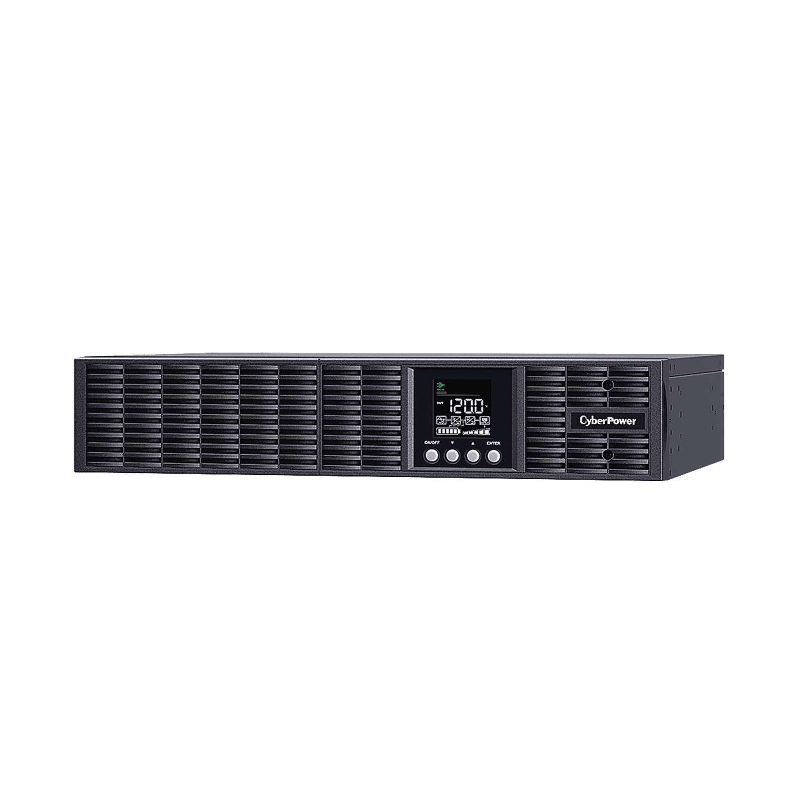 UPS Smart App Online S de 2000 VA/1800 W, Online Doble Conversión, Entrada 120 Vca NEMA 5-20P, Onda Senoidal Pura, Rack o Torre de 2 UR, Con 8 Tomas NEMA 5-20R OLS2000RT2UA - CyberPower