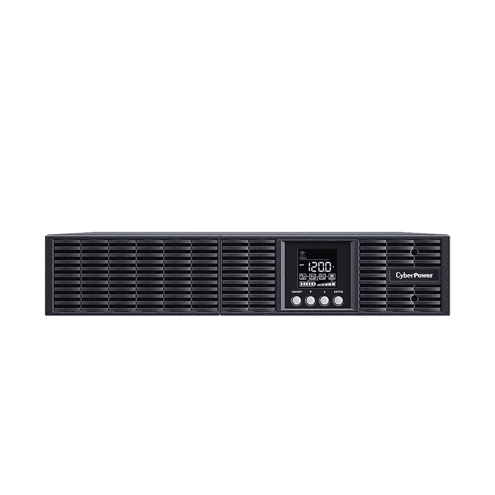UPS Smart App Online S de 3000 VA/2700 W, Online Doble Conversión, Entrada 120 Vca NEMA L5-30P, Onda Senoidal Pura, Rack o Torre de 2 UR, Con 6 Tomas NEMA 5-20R OLS3000RT2UA - CyberPower