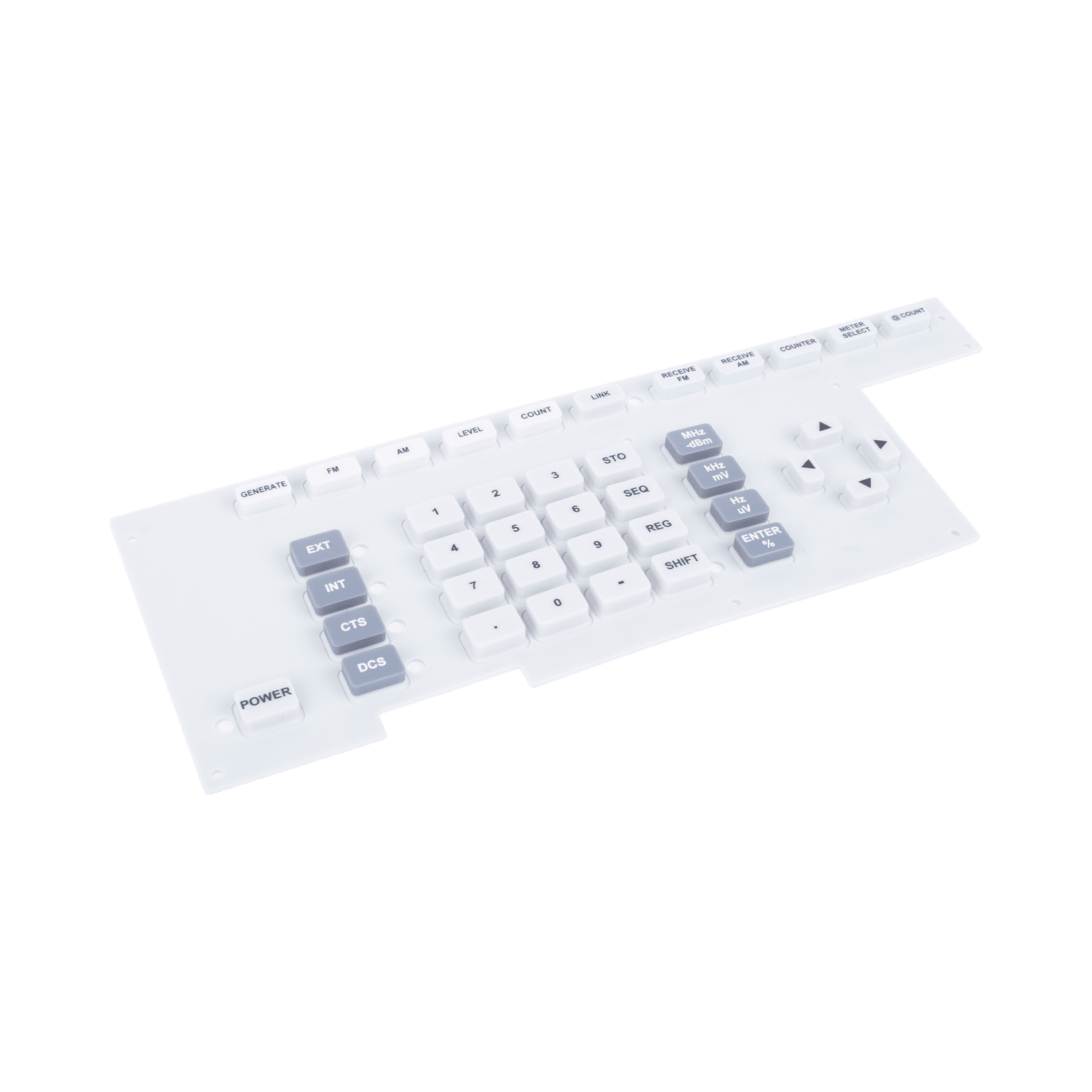 Membrana Elastomérica “Touch Pad” para Monitor de Servicio Ramsey COM-3010. OVRL-27 - RAMSEY