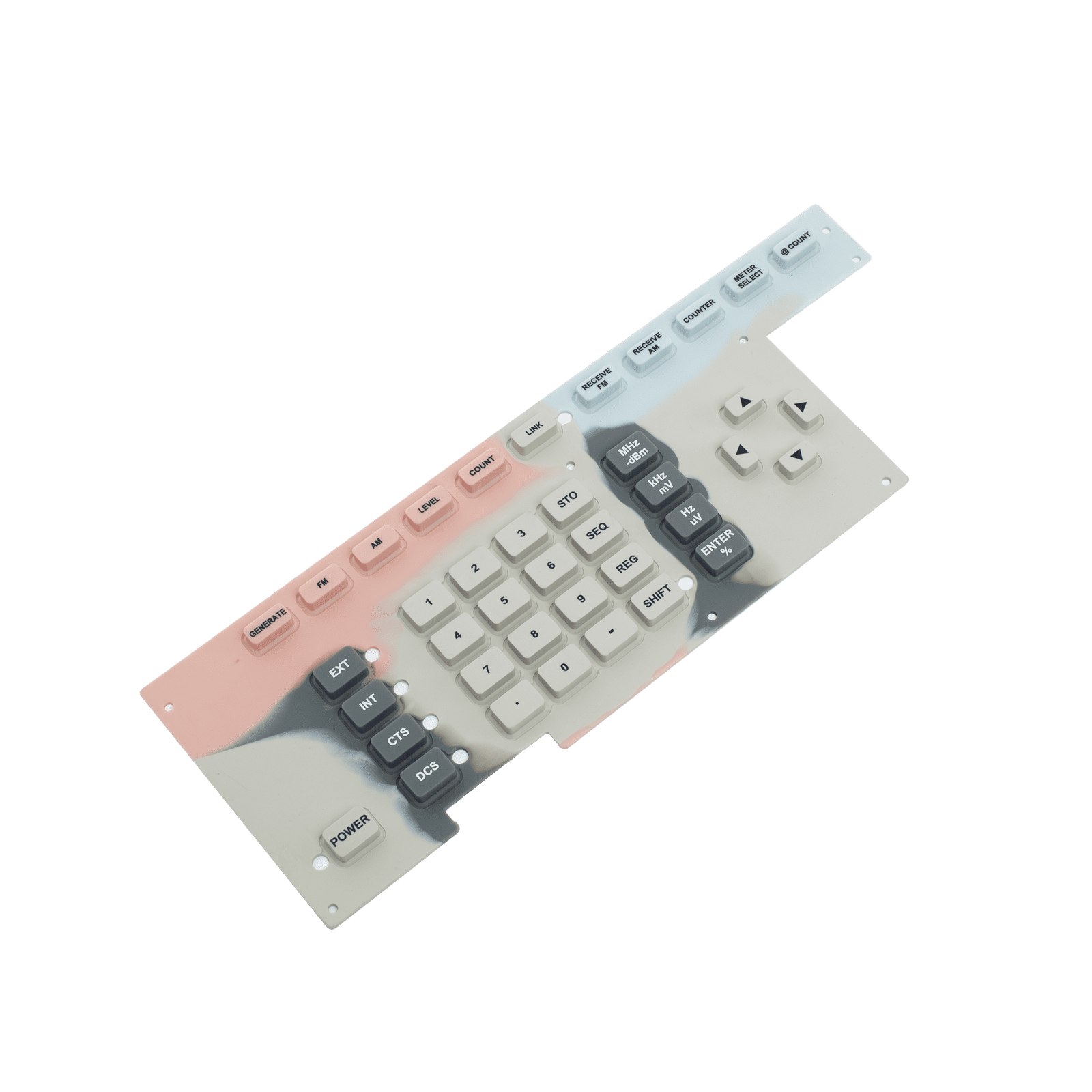 Membrana Elastomérica “Touch Pad” para Monitor de Servicio Ramsey COM-3010. OVRL-27 - RAMSEY