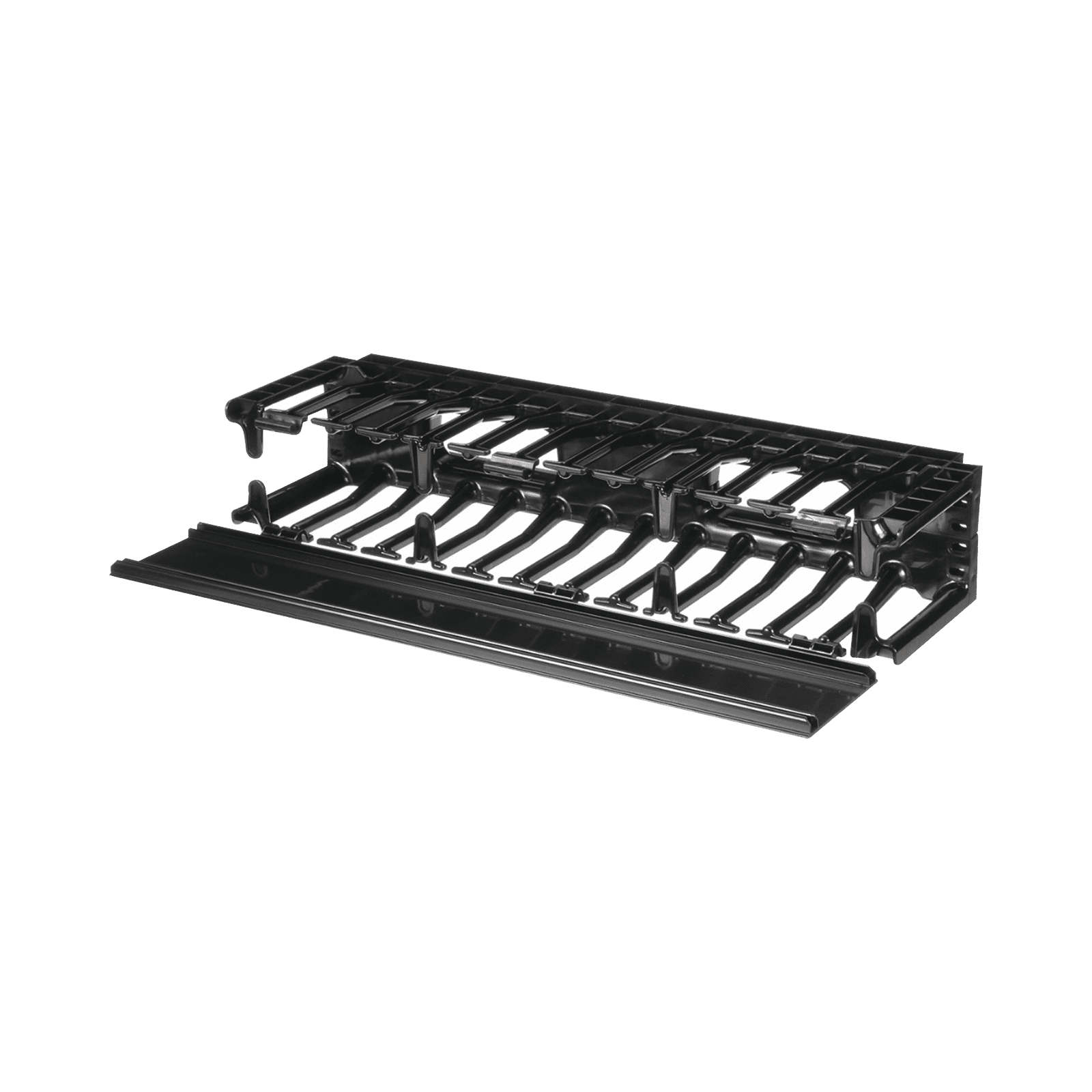 Organizador de Cables Horizontal NetManager de Alta Densidad, Sencillo (Solo Frontal), Para Rack de 19in, 2UR NMF2 - PANDUIT