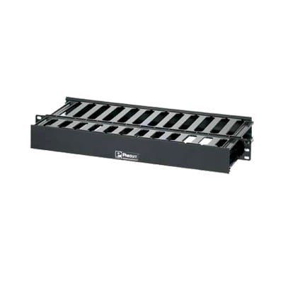 Organizador de Cables Horizontal PatchLink, Doble (Frontal y Posterior), Para Rack de 19in, 1UR WMPSE - PANDUIT