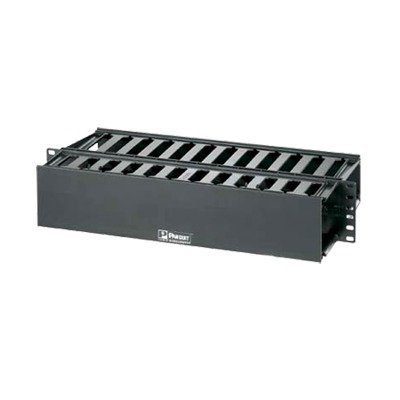 Organizador de Cables Horizontal PatchLink, Doble (Frontal y Posterior), Para Rack de 19in, 2UR WMP1E - PANDUIT