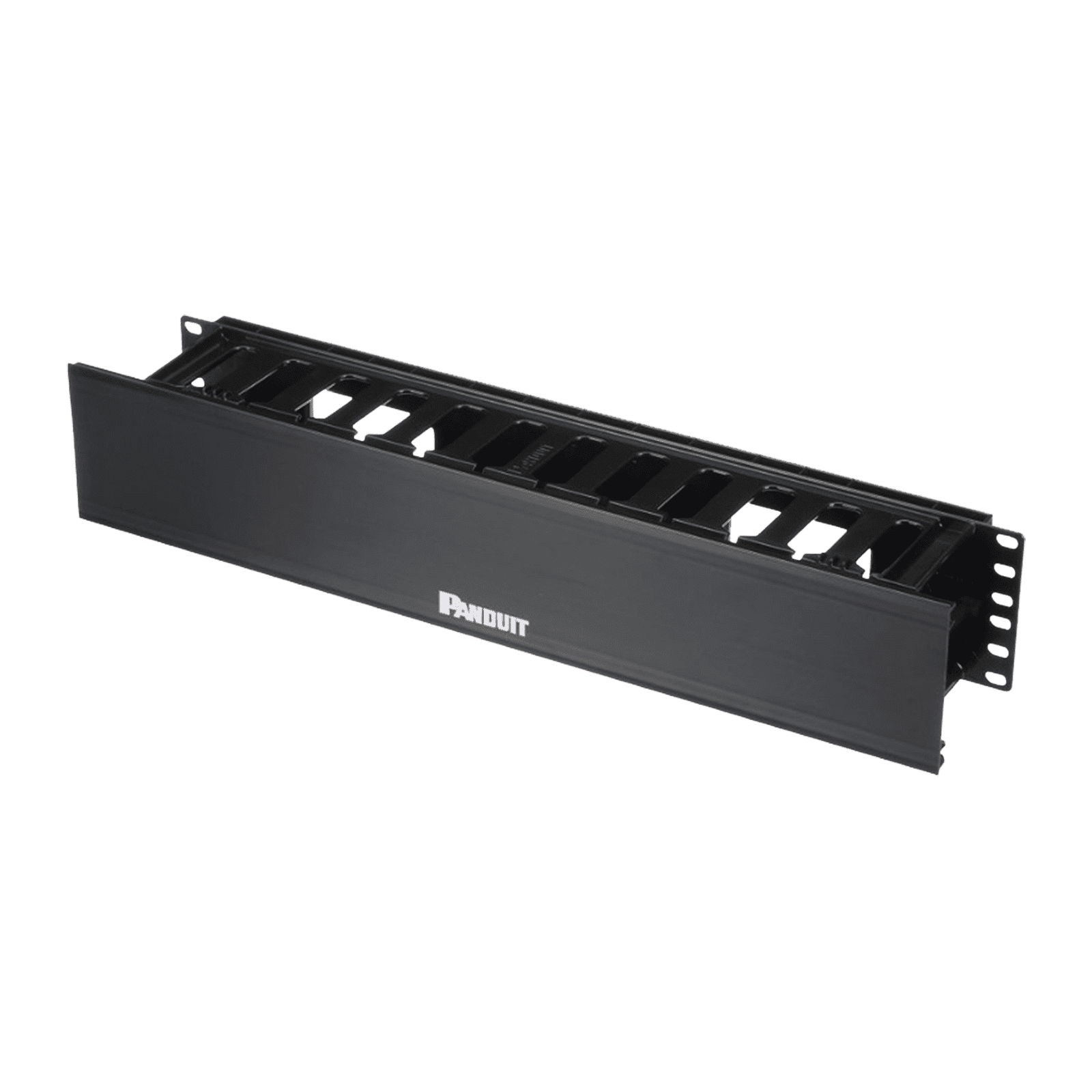 Organizador de Cables Horizontal PatchLink, Sencillo (Solo Frontal), Con Tapa Extendida, Para Rack de 19in, 2UR WMPHF2E - PANDUIT