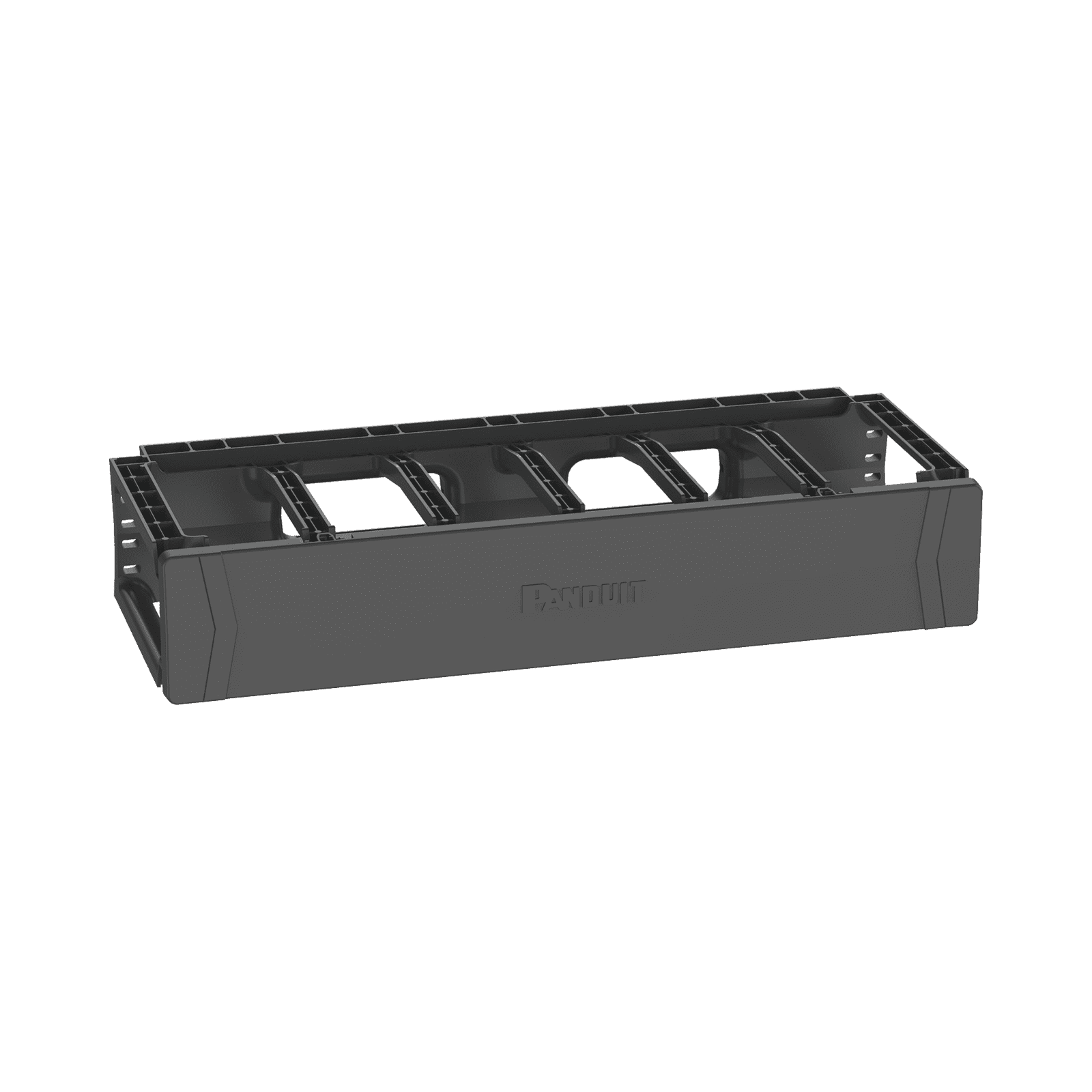 Organizador de Cables Horizontal PatchRunner™, Sencillo (Solo Frontal), Para Rack de 19in, 2UR PR2HF2 - PANDUIT