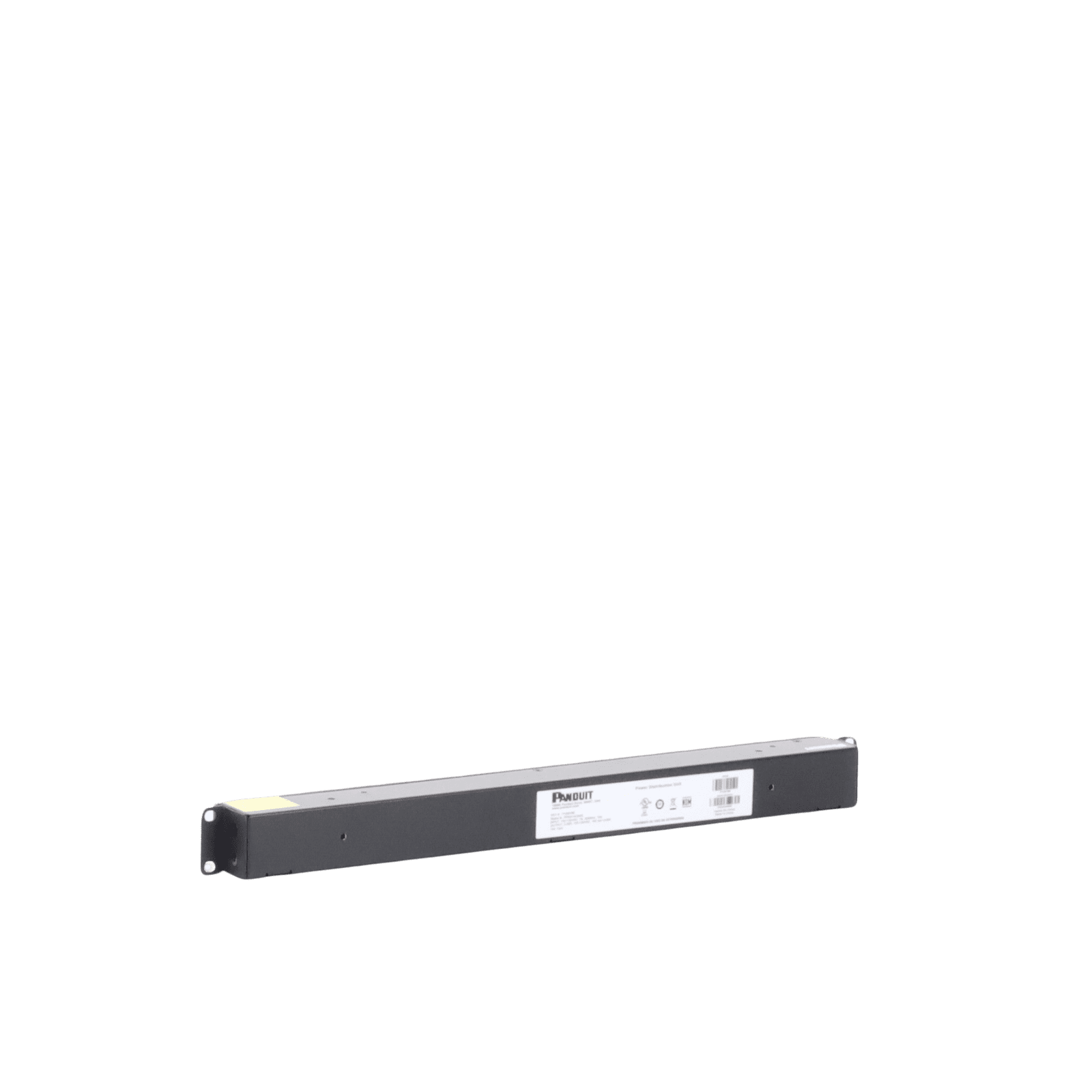 PDU Básico para Distribución de Energía, Enchufe de Entrada NEMA 5-20P, Con 12 Contactos NEMA 5-20R, Instalación Horizontal de 19in, 1UR, 20 Amp, 120 Vca P12B19M - PANDUIT