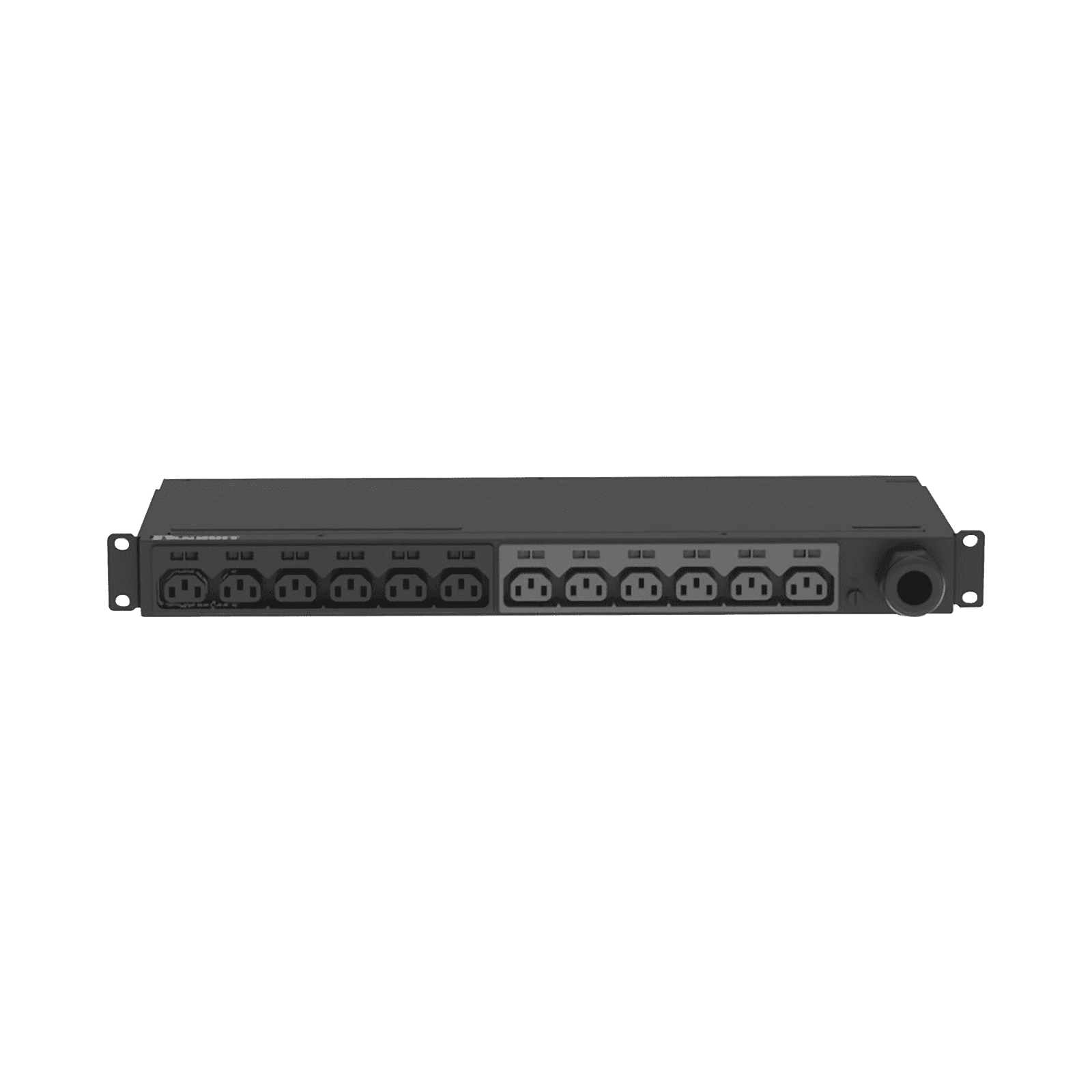 PDU Básico para Distribución de Energía, Enchufe de Entrada NEMA L6-30P, Con 12 Contactos C13, Instalación Horizontal de 19in, 1UR, 30 Amp, 208 Vca P12B47M - PANDUIT