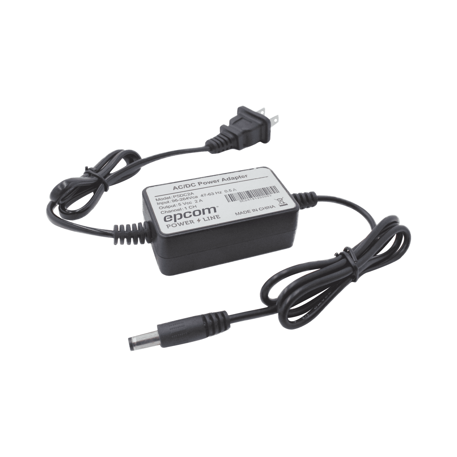 5 Vcc / 2 A / Adaptador de voltaje  / Voltaje de Entrada de 100-240 Vca P5DC2A - EPCOM POWERLINE